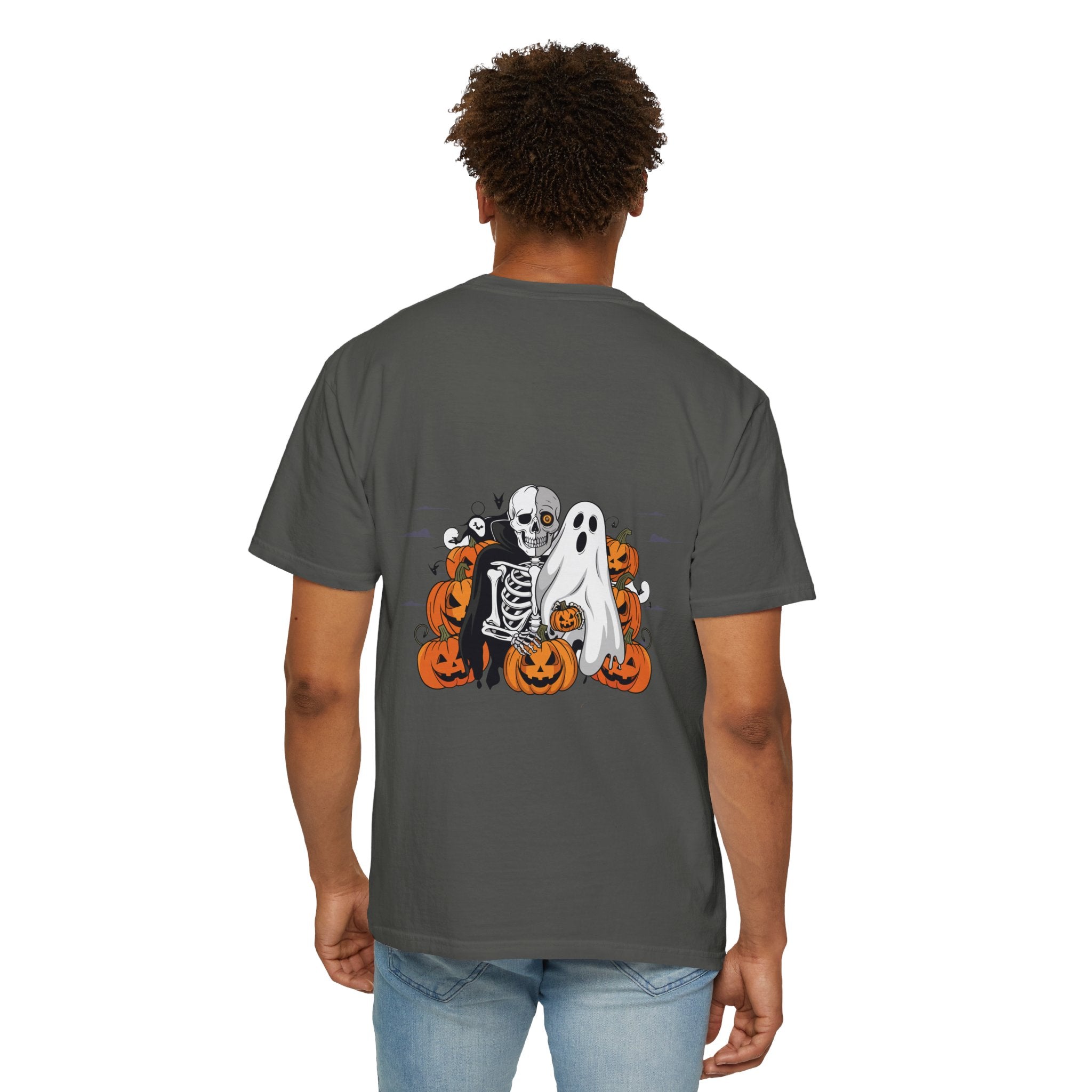 Halloween with Bats | Unisex Garment-Dyed T-shirt