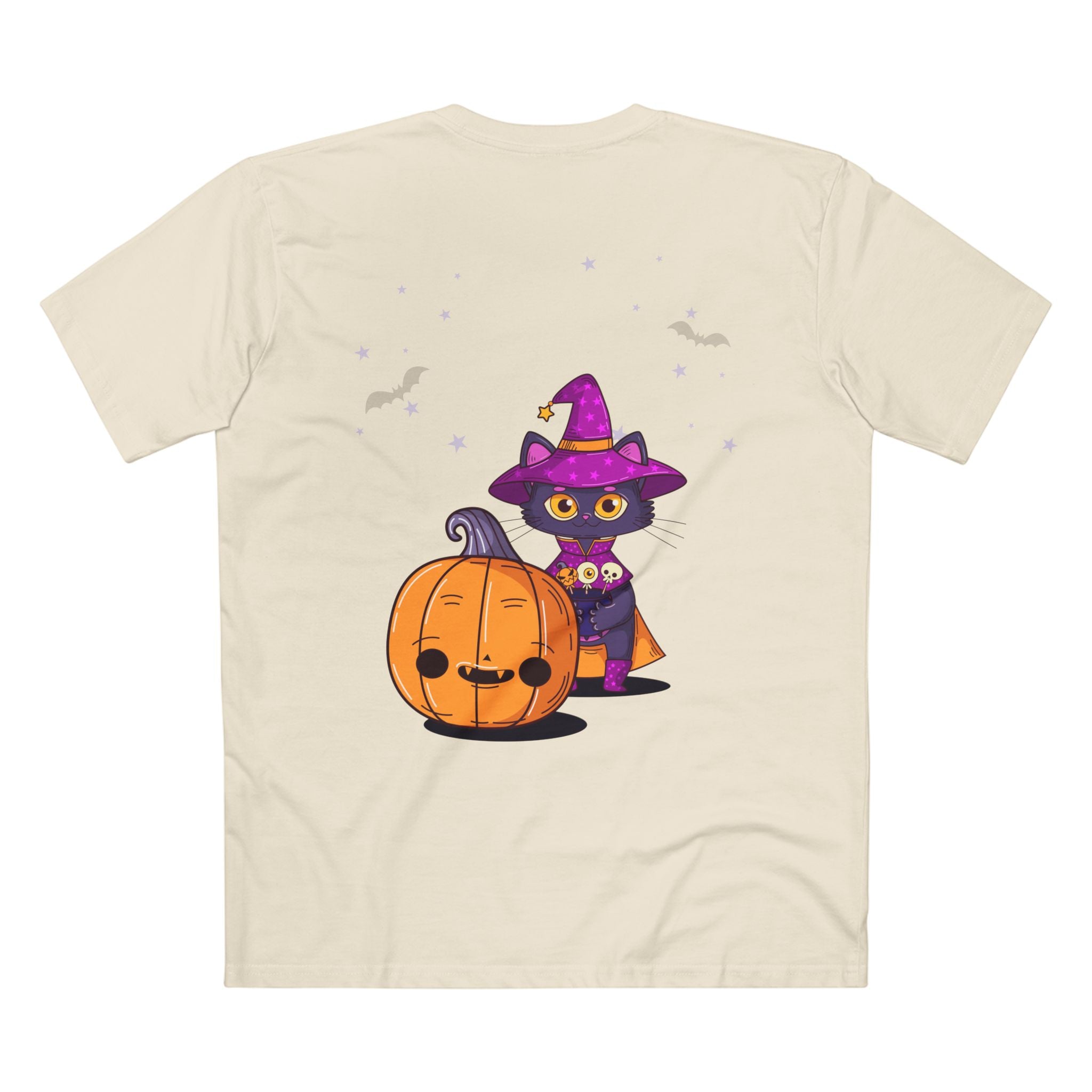 Halloween with Witch's Cats | Men's Staple Tee