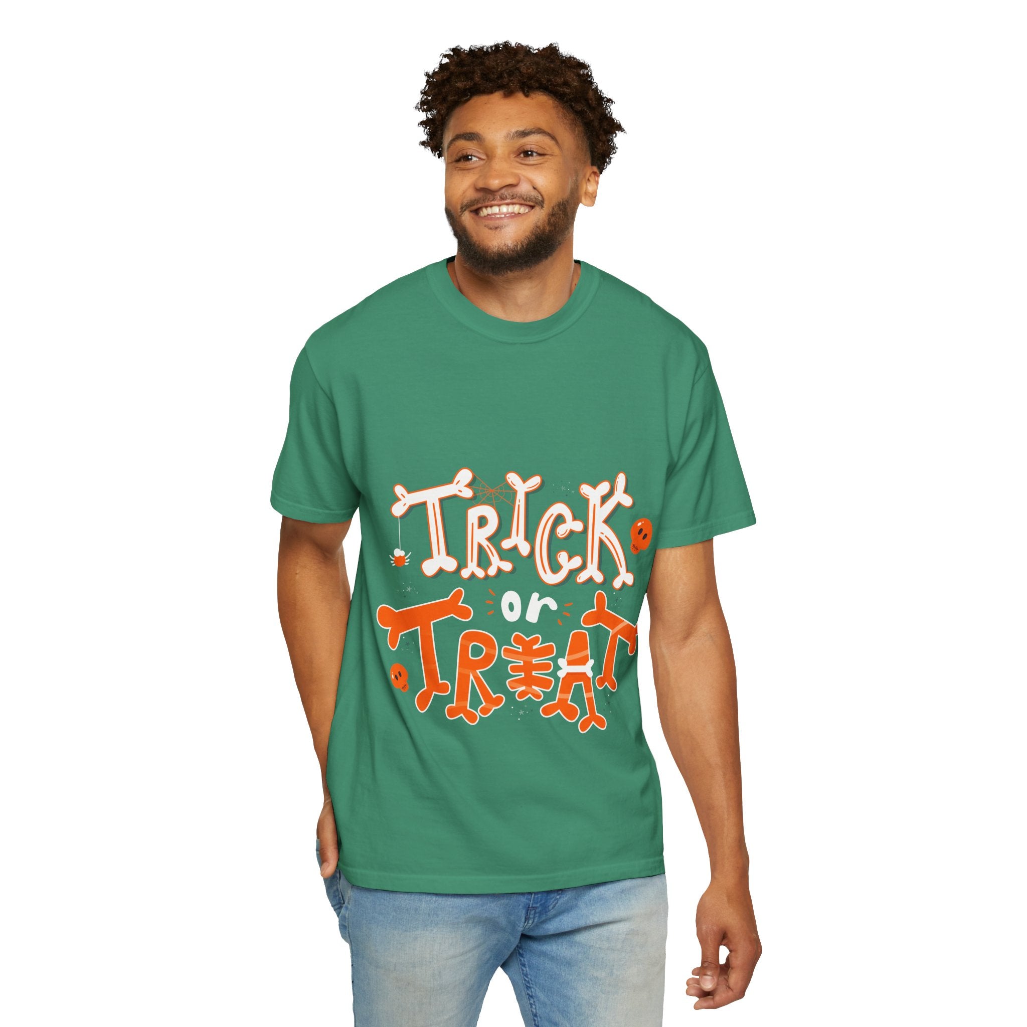 Halloween Trick or Treat  | Unisex Garment-Dyed T-shirt