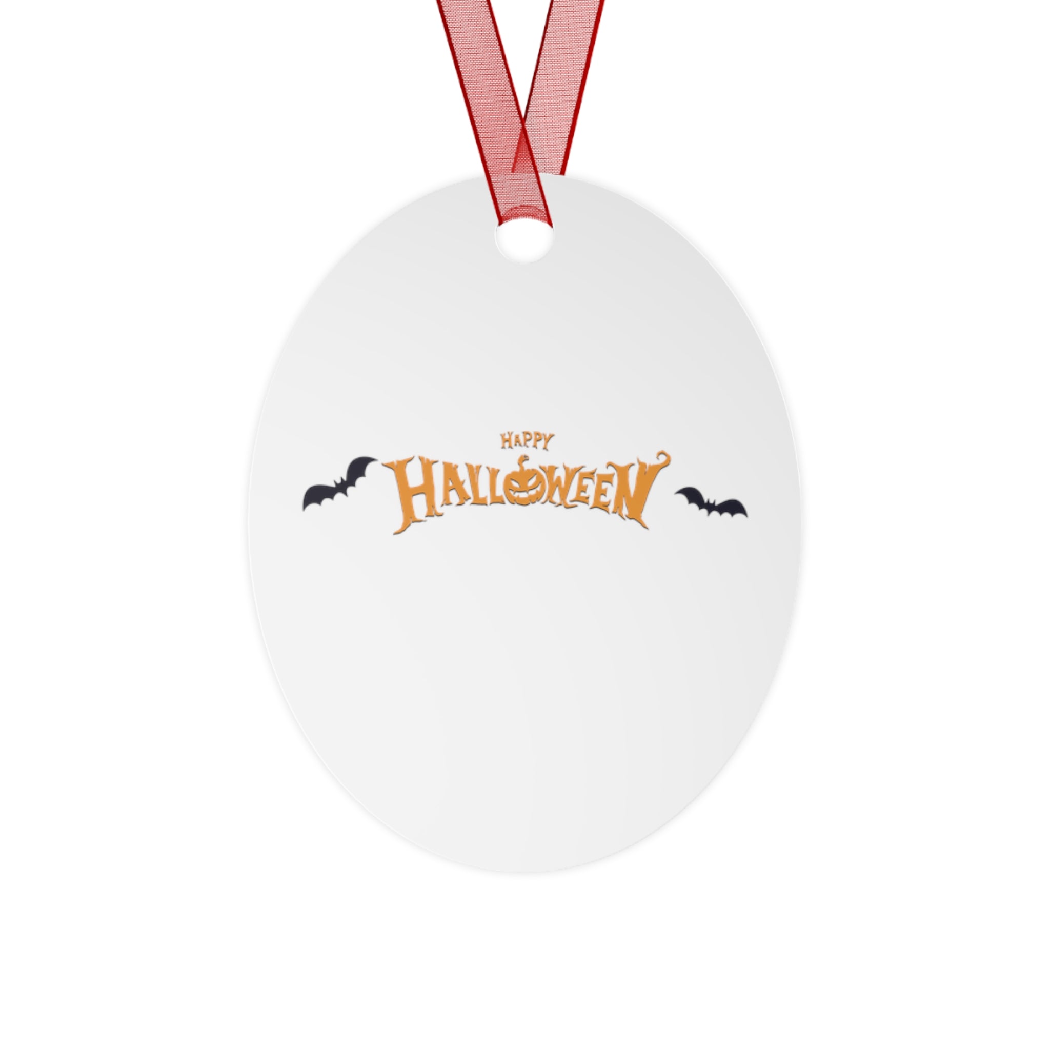 Halloween with Bats | Metal Ornaments