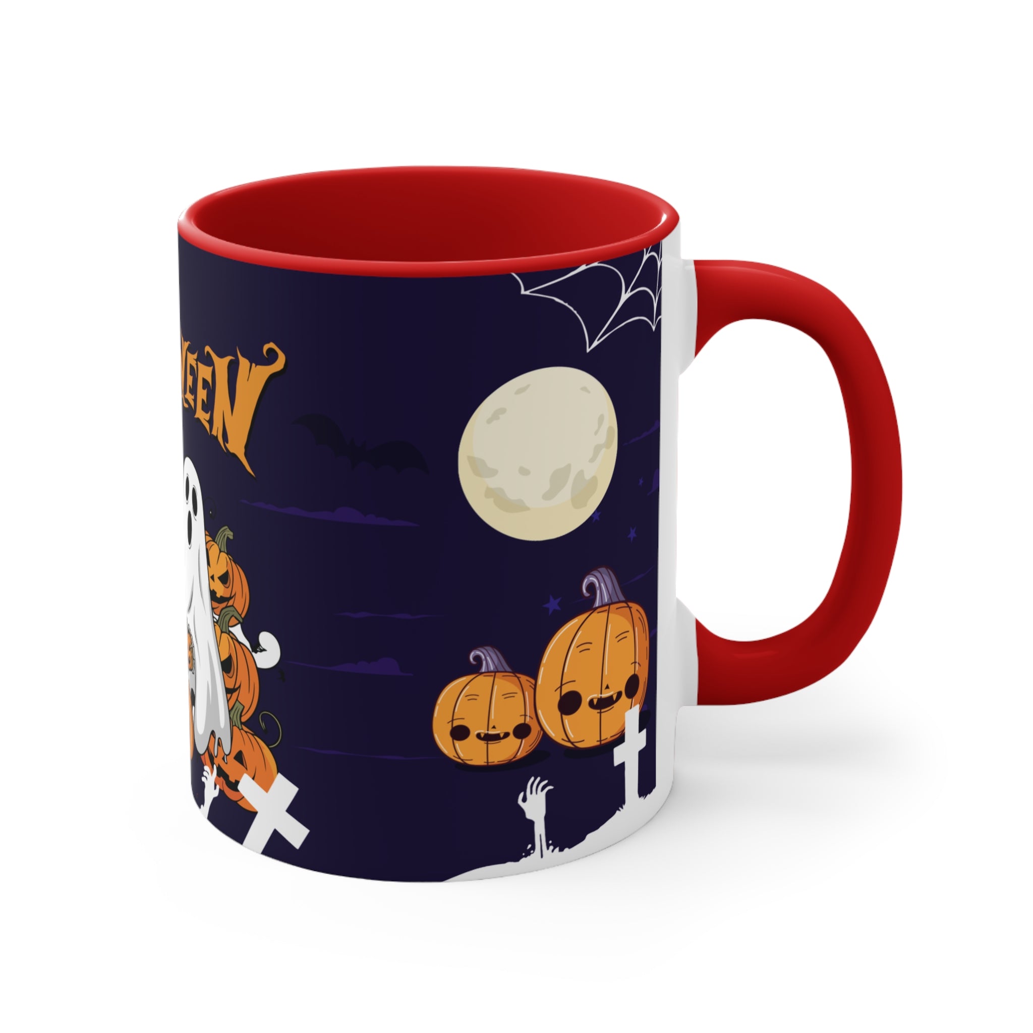 Halloween is Better with Skeleton | Colorful Accent Mugs