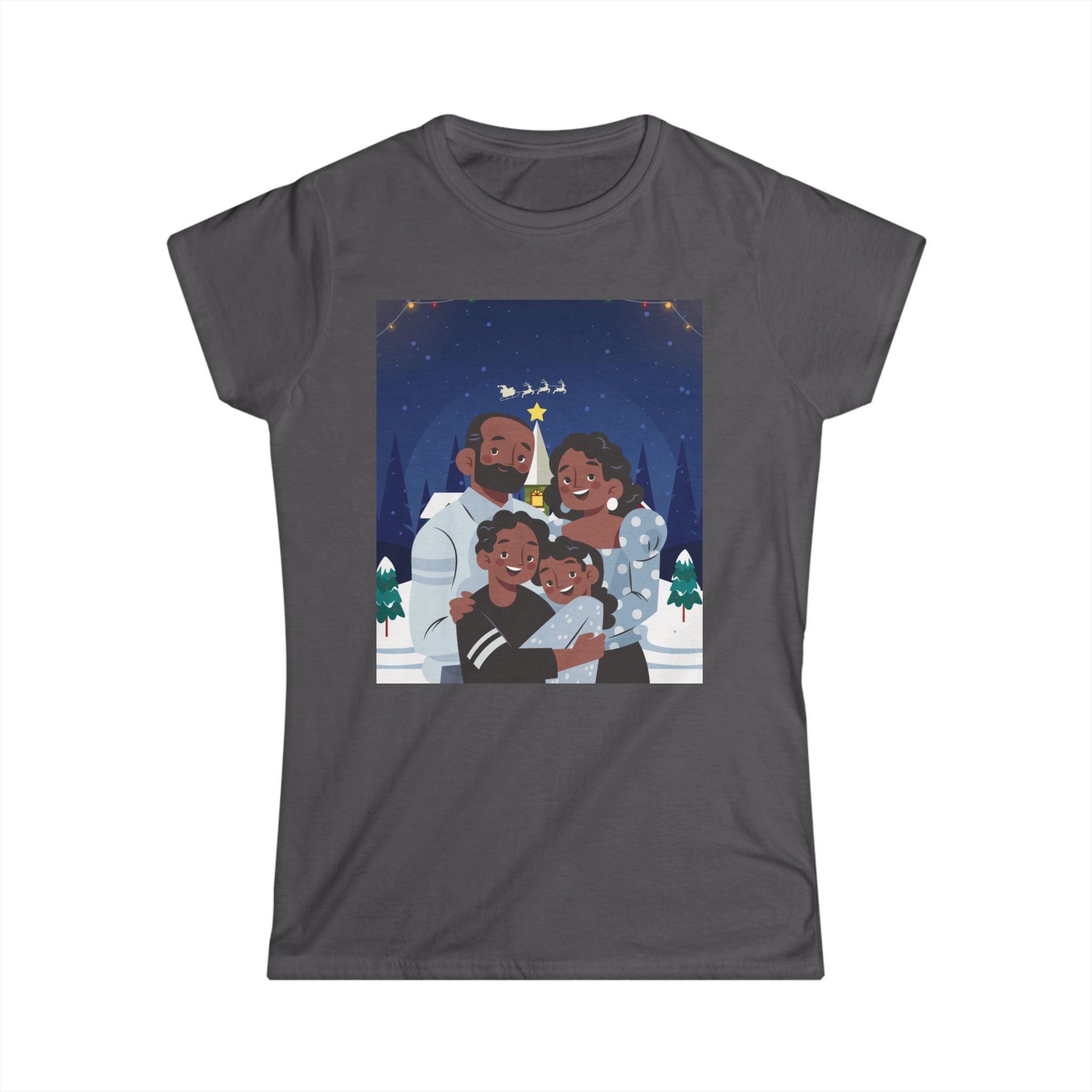 Happy Christmas Day Women's Softstyle Tee