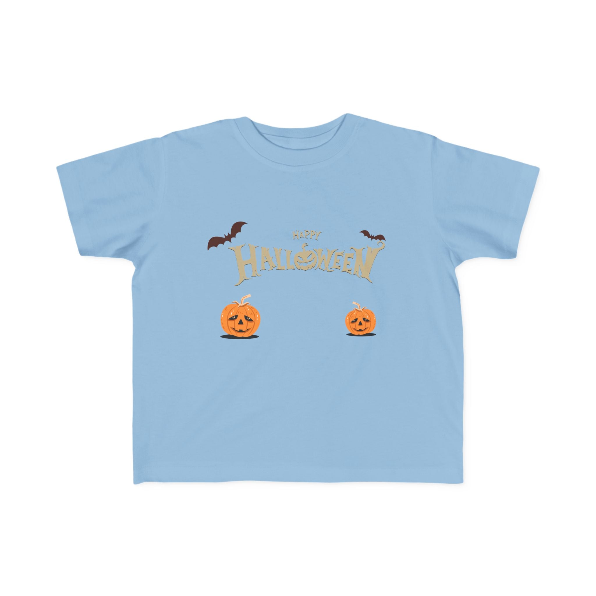 Halloween with Pumpkins | Toddler's Fine Jersey Tee