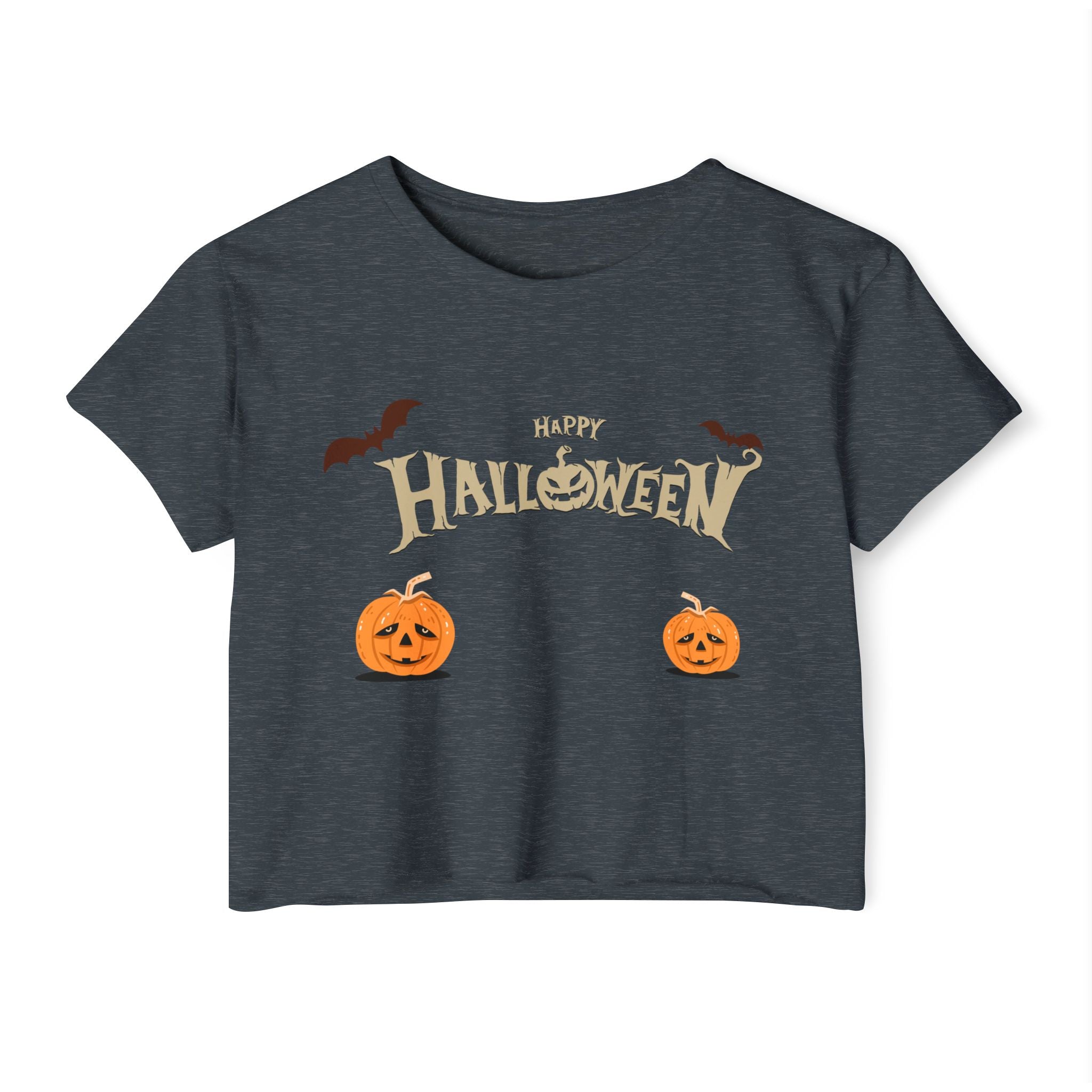 Halloween with Pumpkins | Women's Festival Crop Top