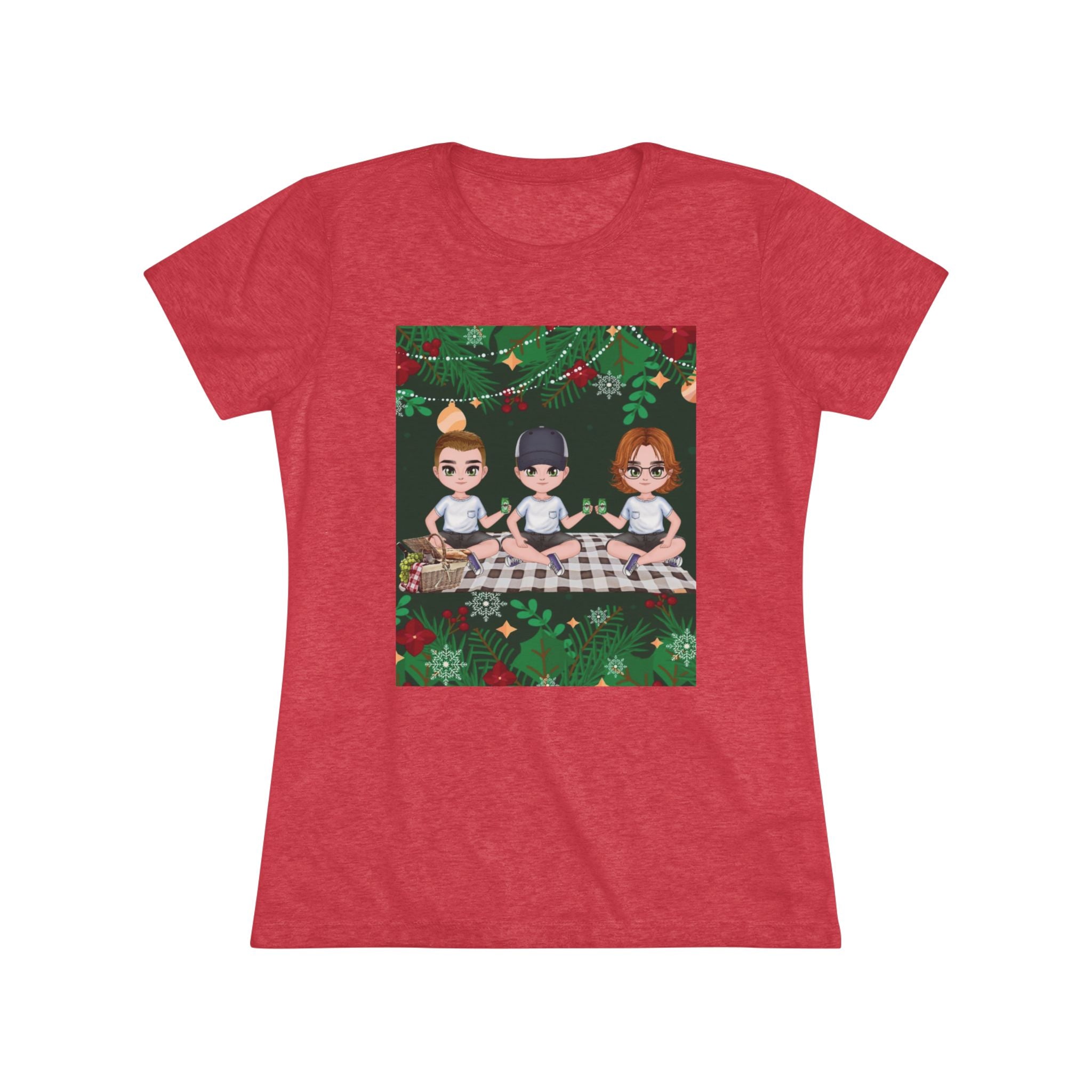 HAPPY CHRISTMAS DAY Women's Triblend Tee