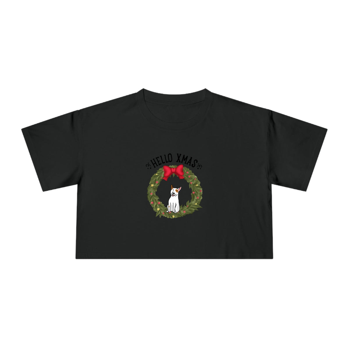 Hello XMAS-Dogs | Women's Crop Tee