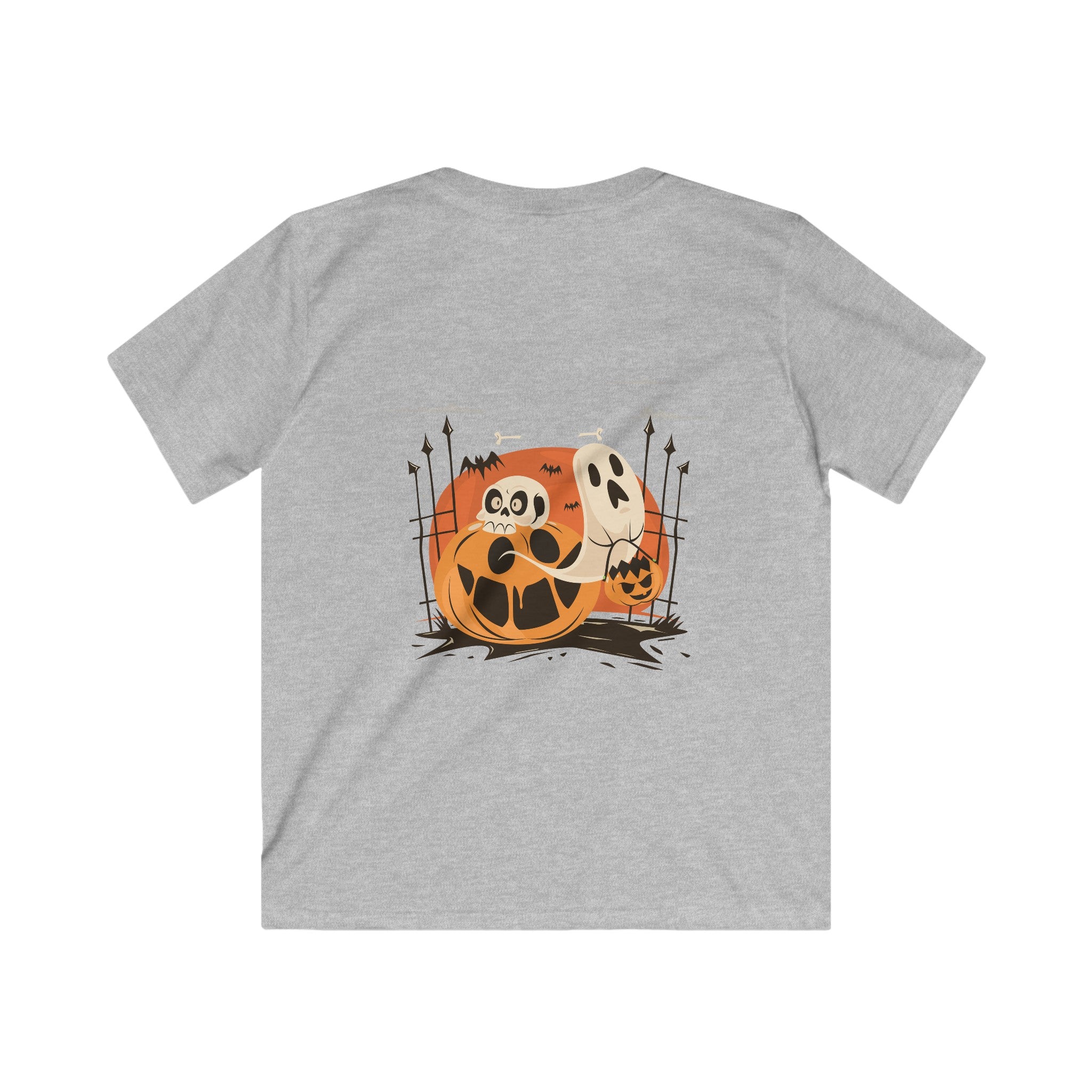 Halloween with Pumpkins | Kids Softstyle Tee