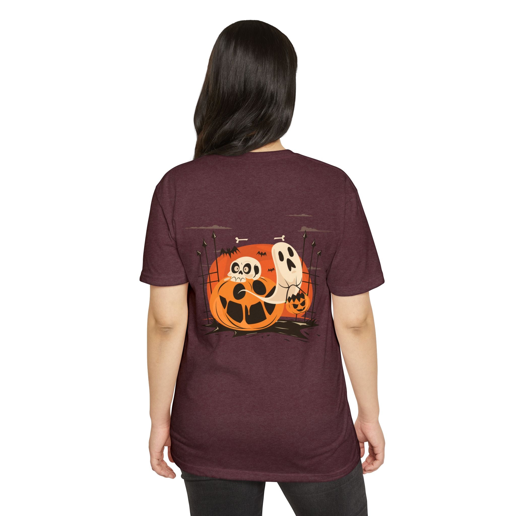 Halloween with Pumpkins | Unisex CVC Jersey T-shirt