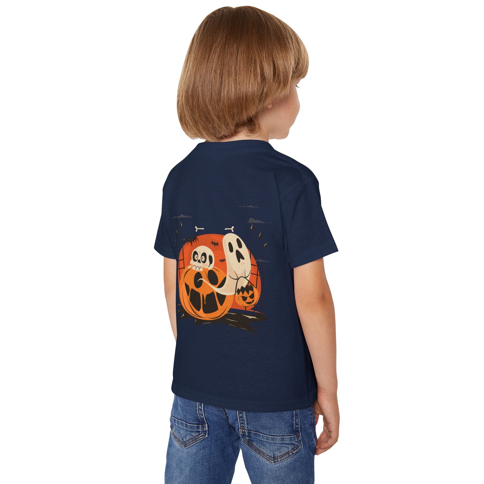Halloween with Pumpkins | Heavy Cotton Toddler T-shirt
