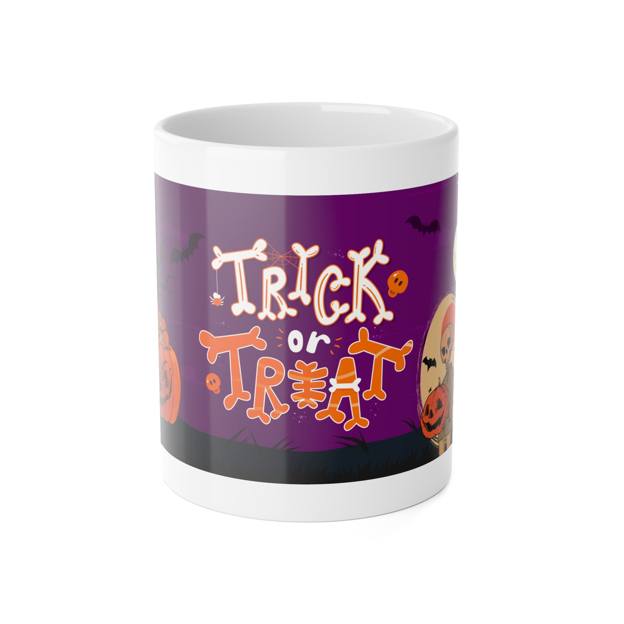 Halloween Trick or Treat | White Ceramic Mug