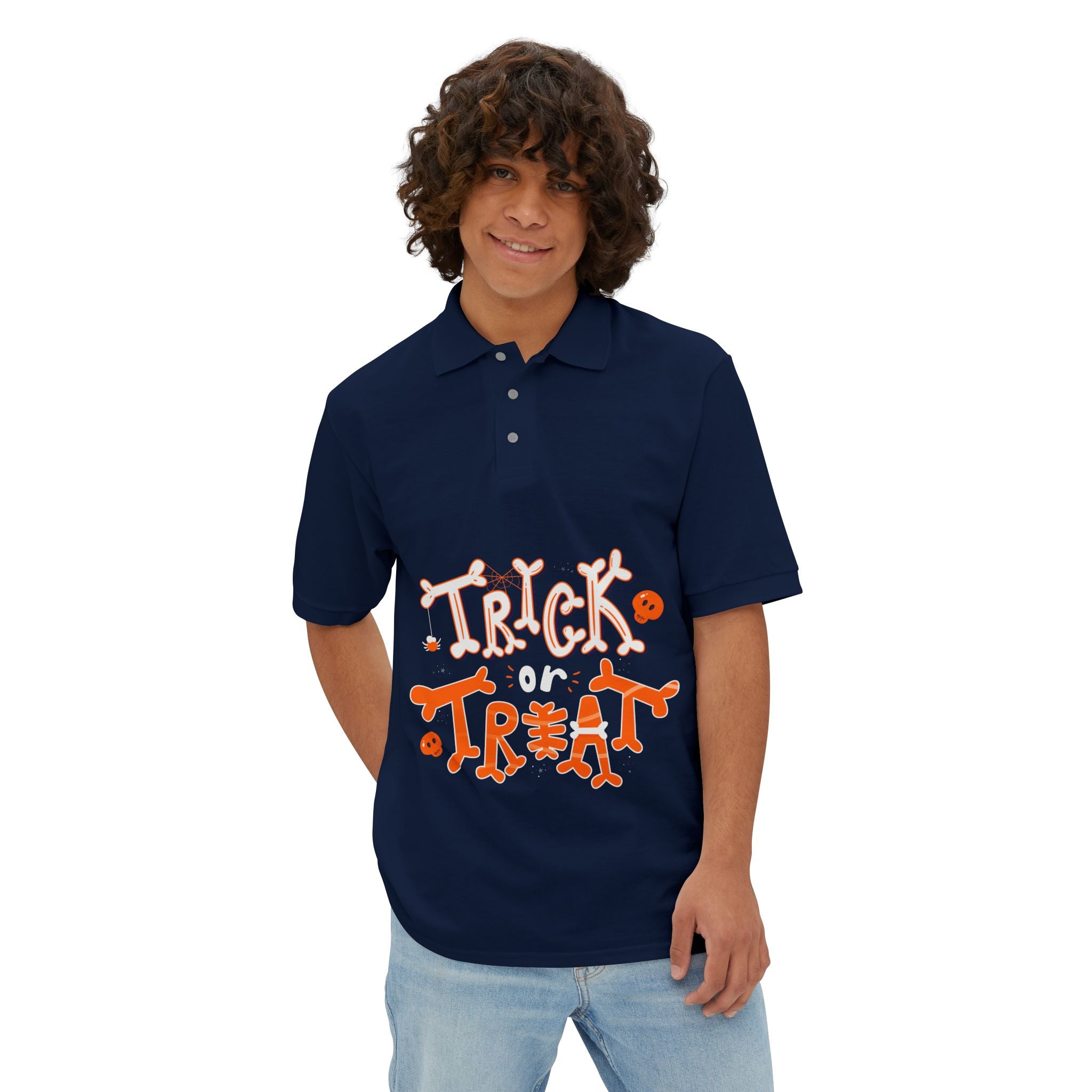 Halloween Trick or Treat | Men's Piqué Polo