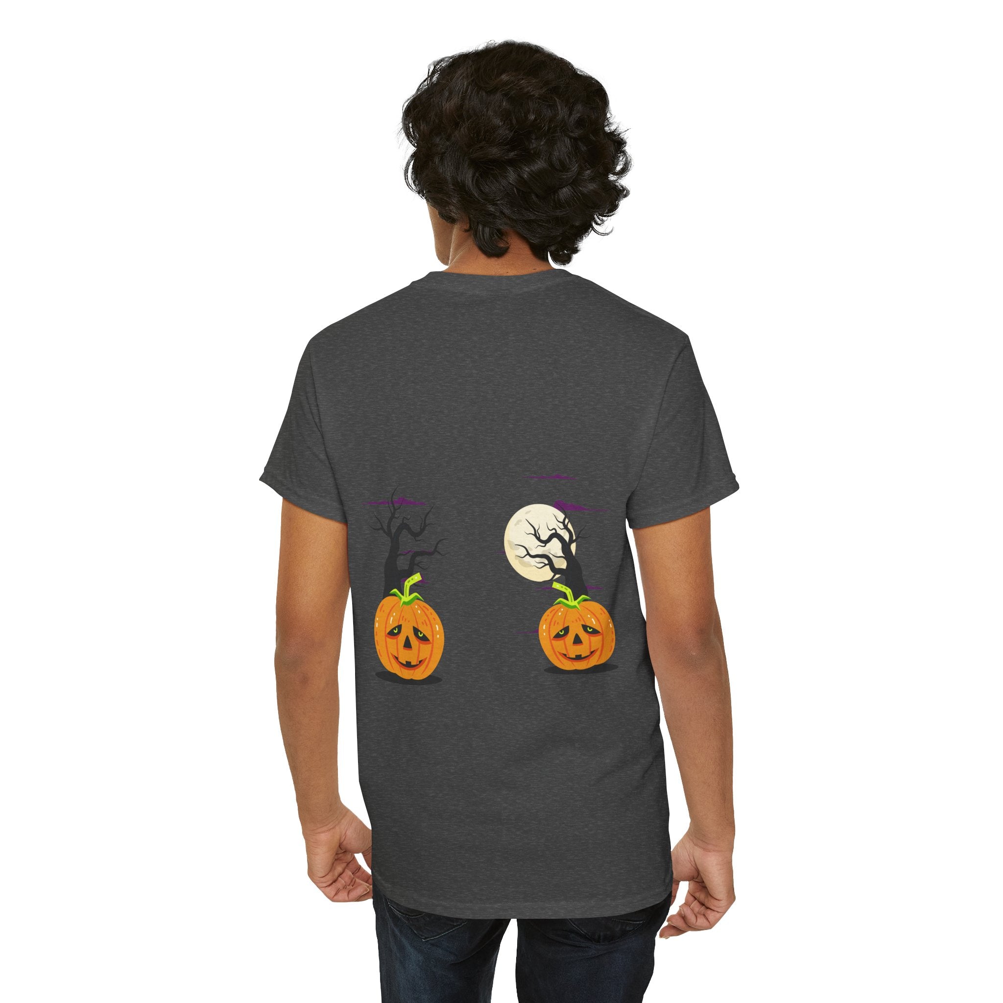 Halloween is Better with Cats | Unisex Heavy Cotton Tee