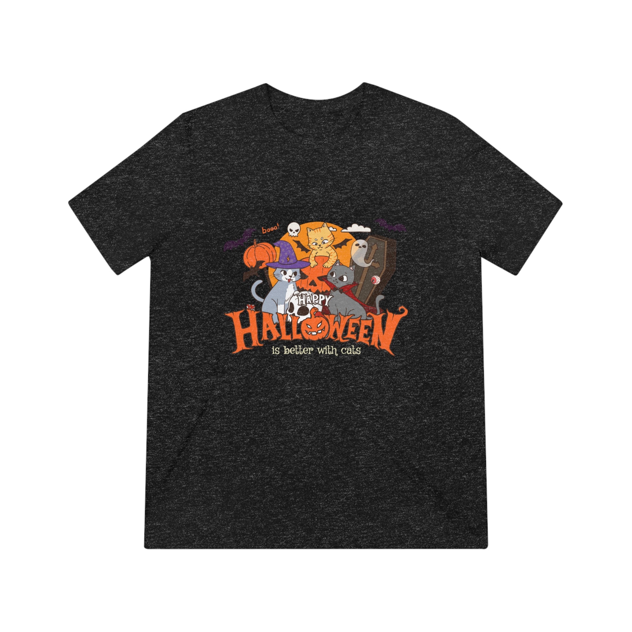 Halloween is Better with Cats | Unisex Triblend Tee
