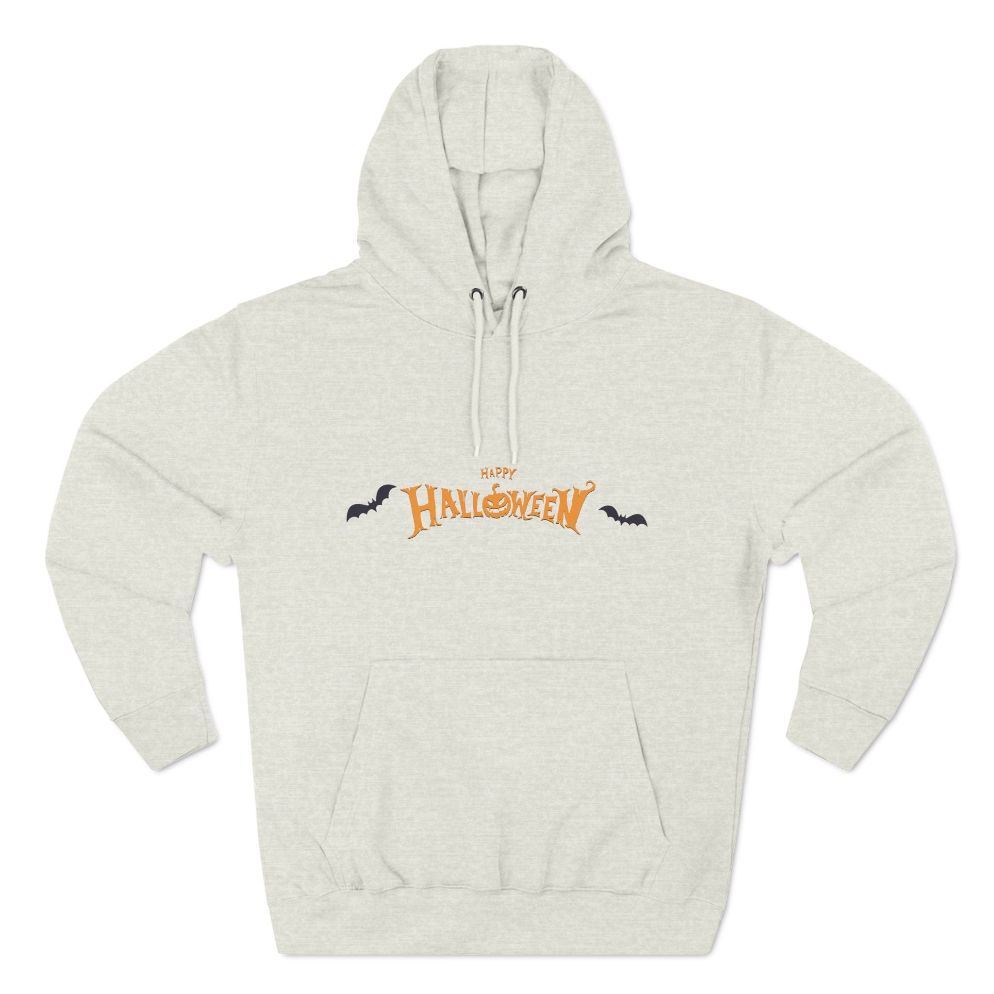 Halloween with Bats | Three-Panel Fleece Hoodie