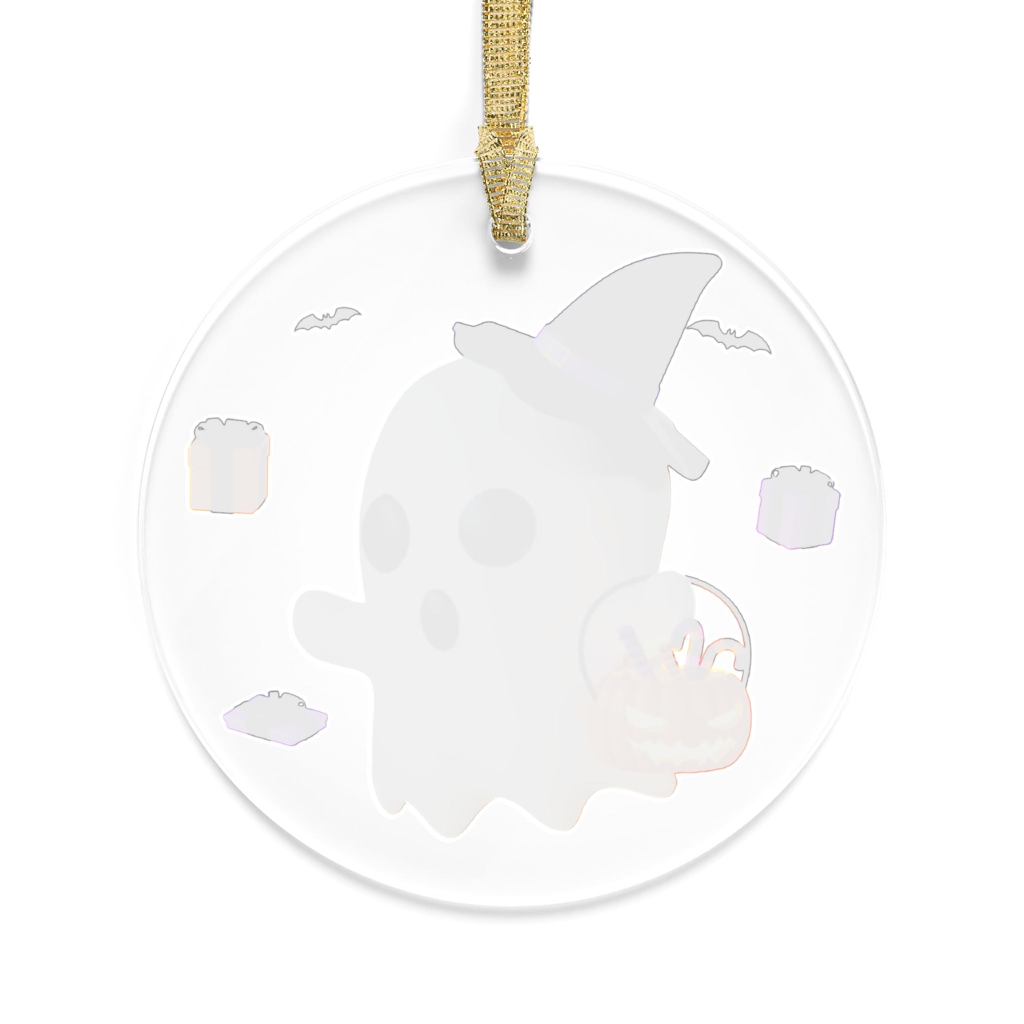 Halloween Spooky Ghost with Treats | Acrylic Ornaments