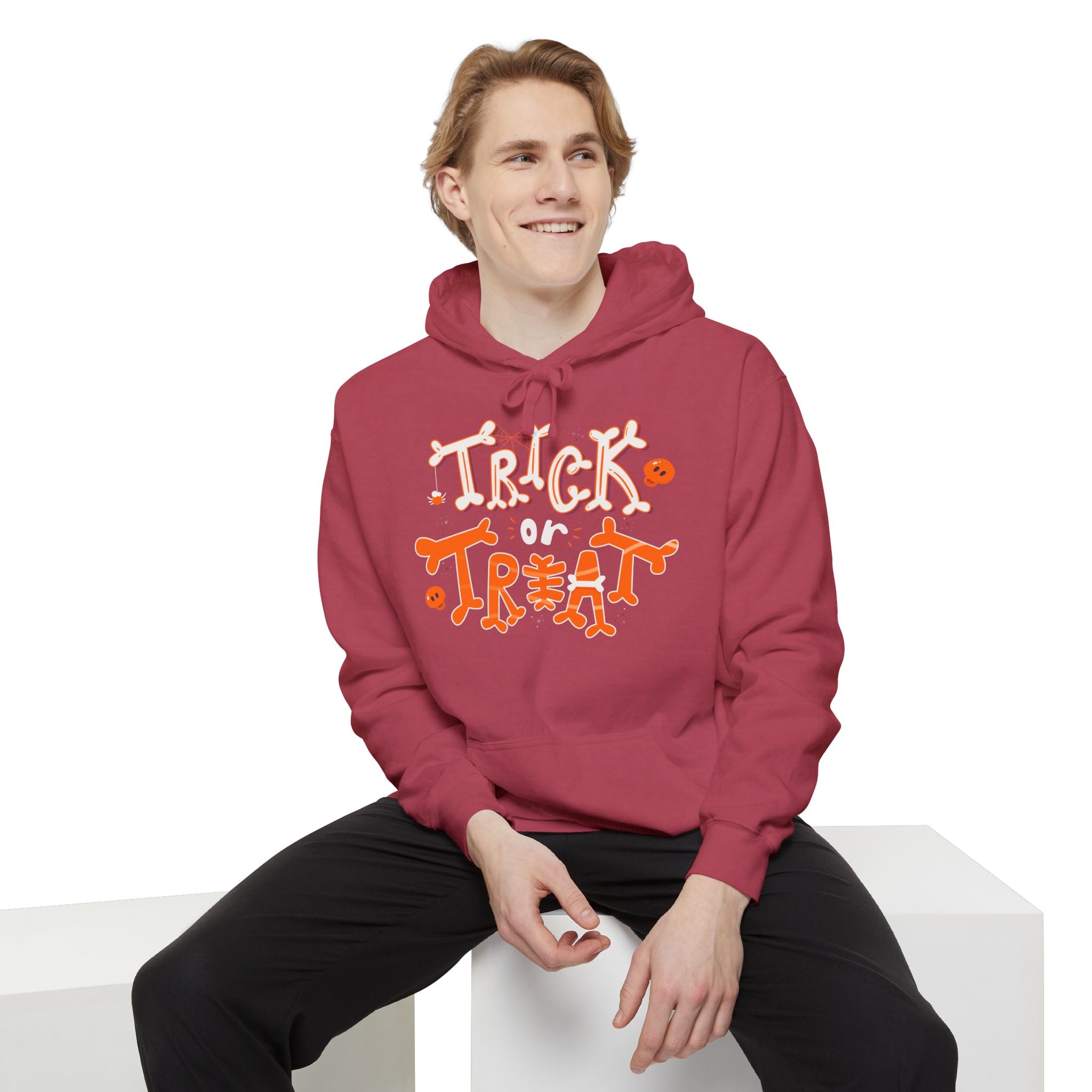 Halloween Trick or Treat | Unisex Garment-Dyed Hoodie
