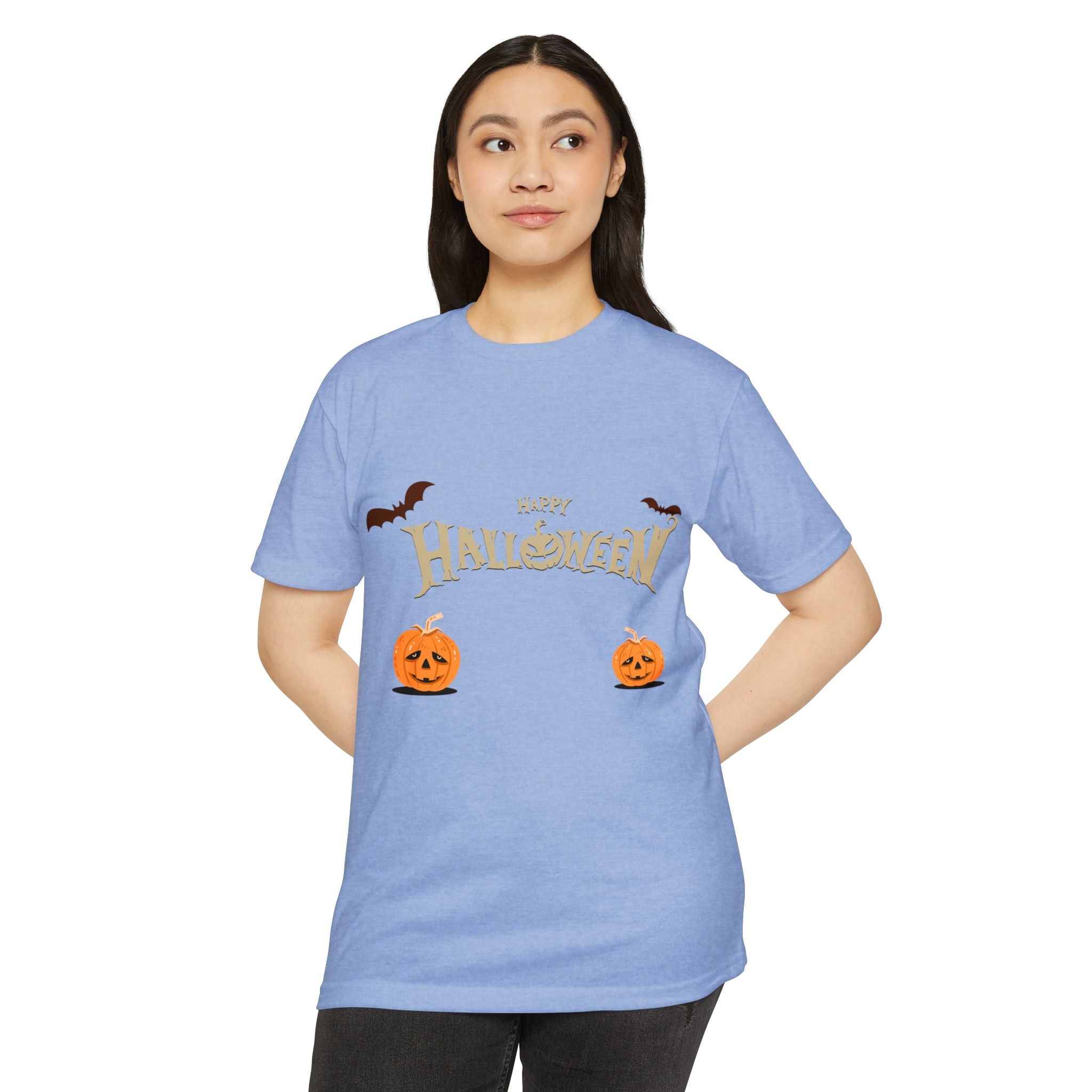 Halloween with Pumpkins | Unisex CVC Jersey T-shirt