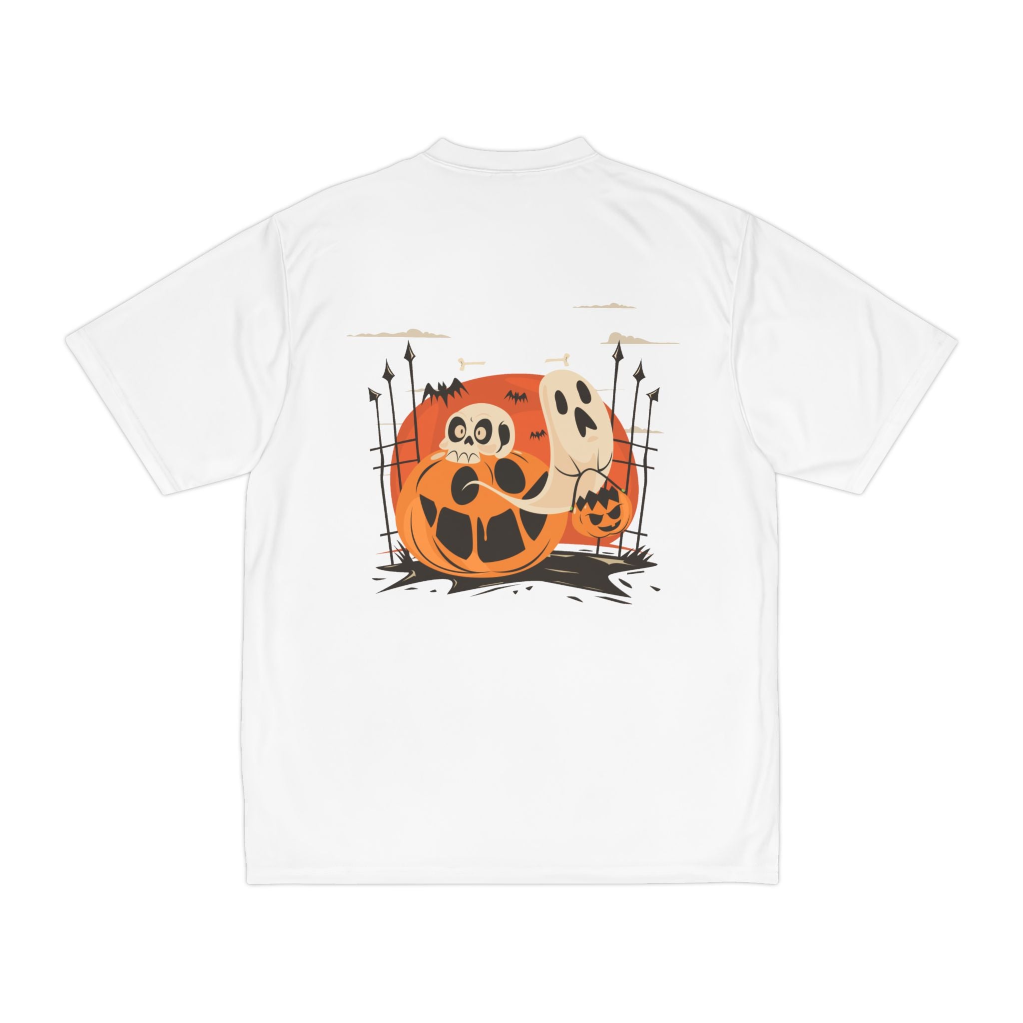Halloween with Pumpkins | Men's Performance T-Shirt