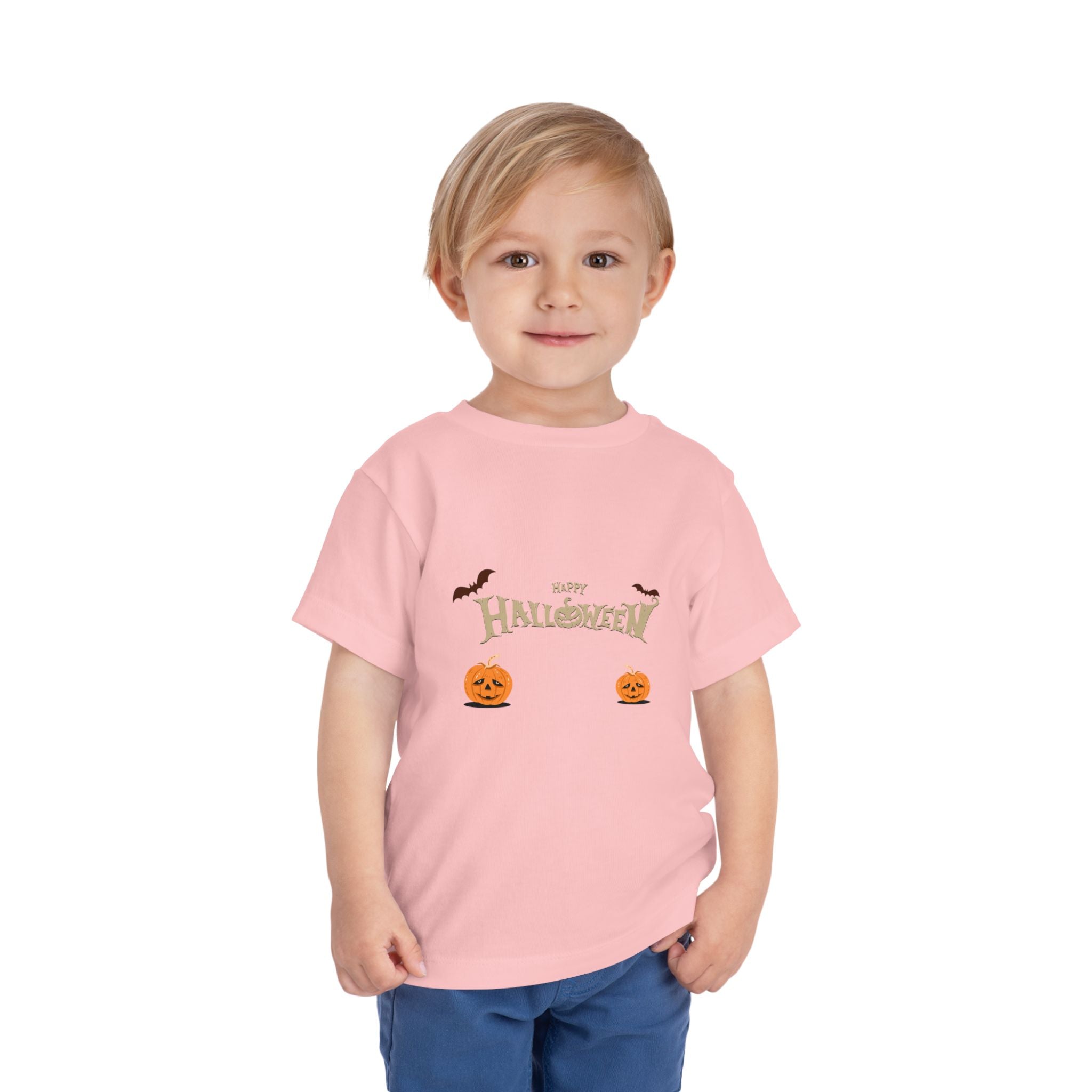 Halloween with Pumpkins | Toddler Short Sleeve Tee