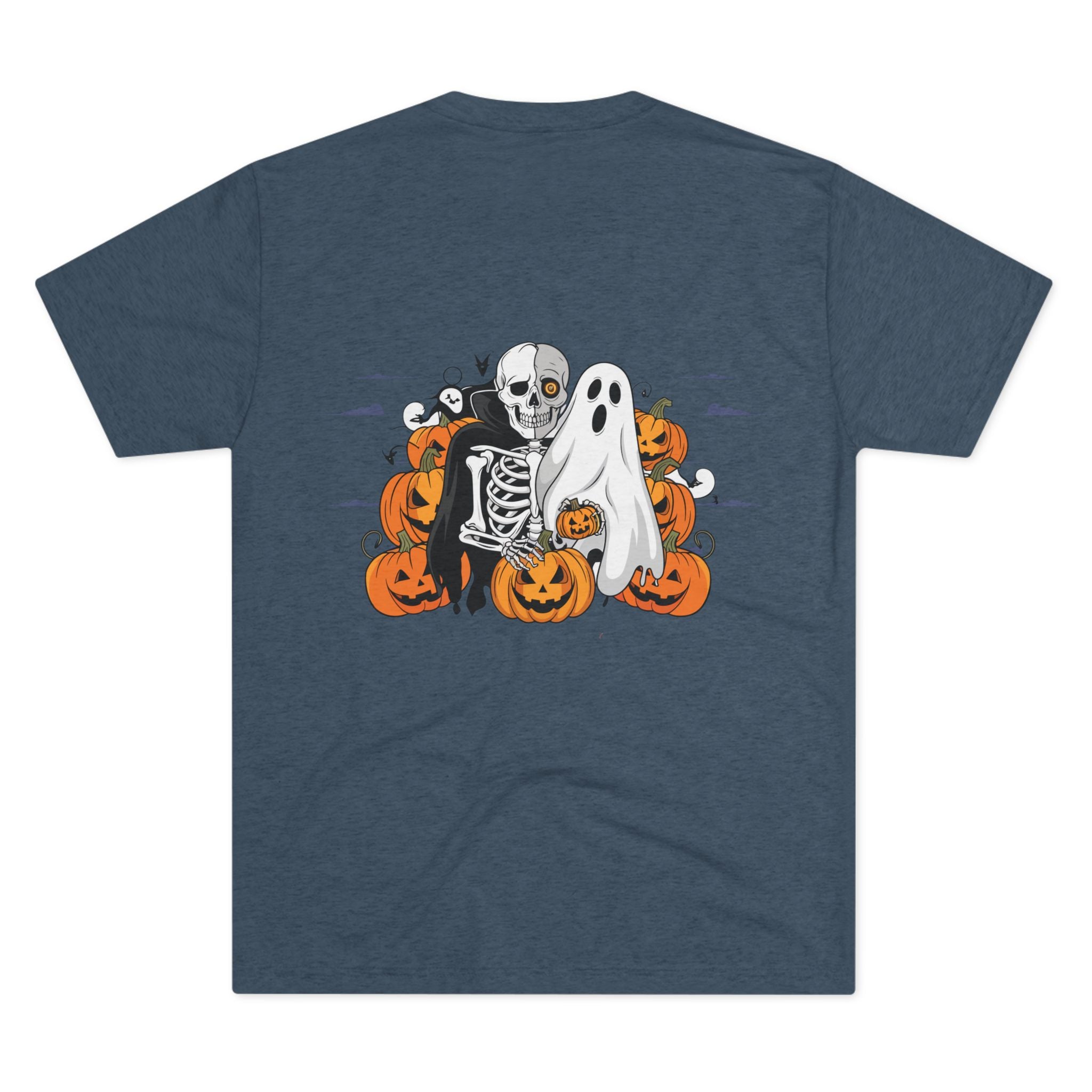 Halloween with Bats | Unisex Tri-Blend Crew Tee
