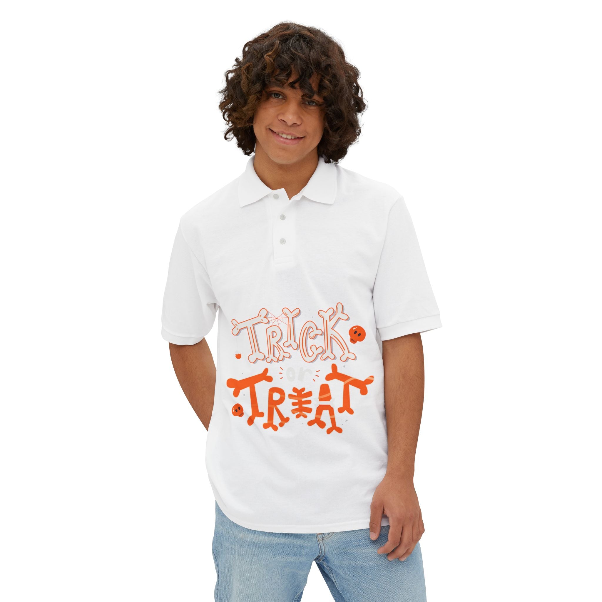 Halloween Trick or Treat | Men's Piqué Polo