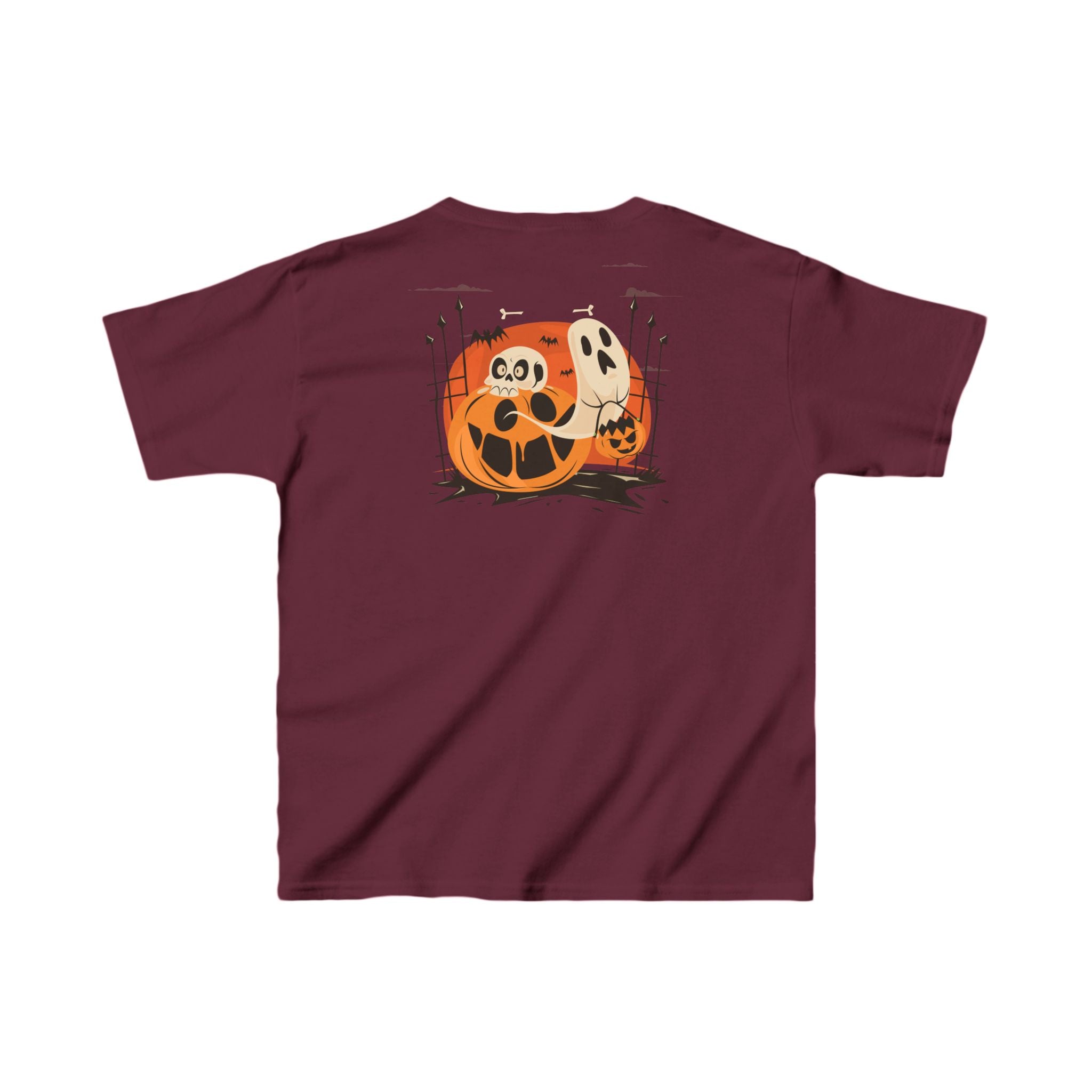 Halloween with Pumpkins | Kids Heavy Cotton Tee
