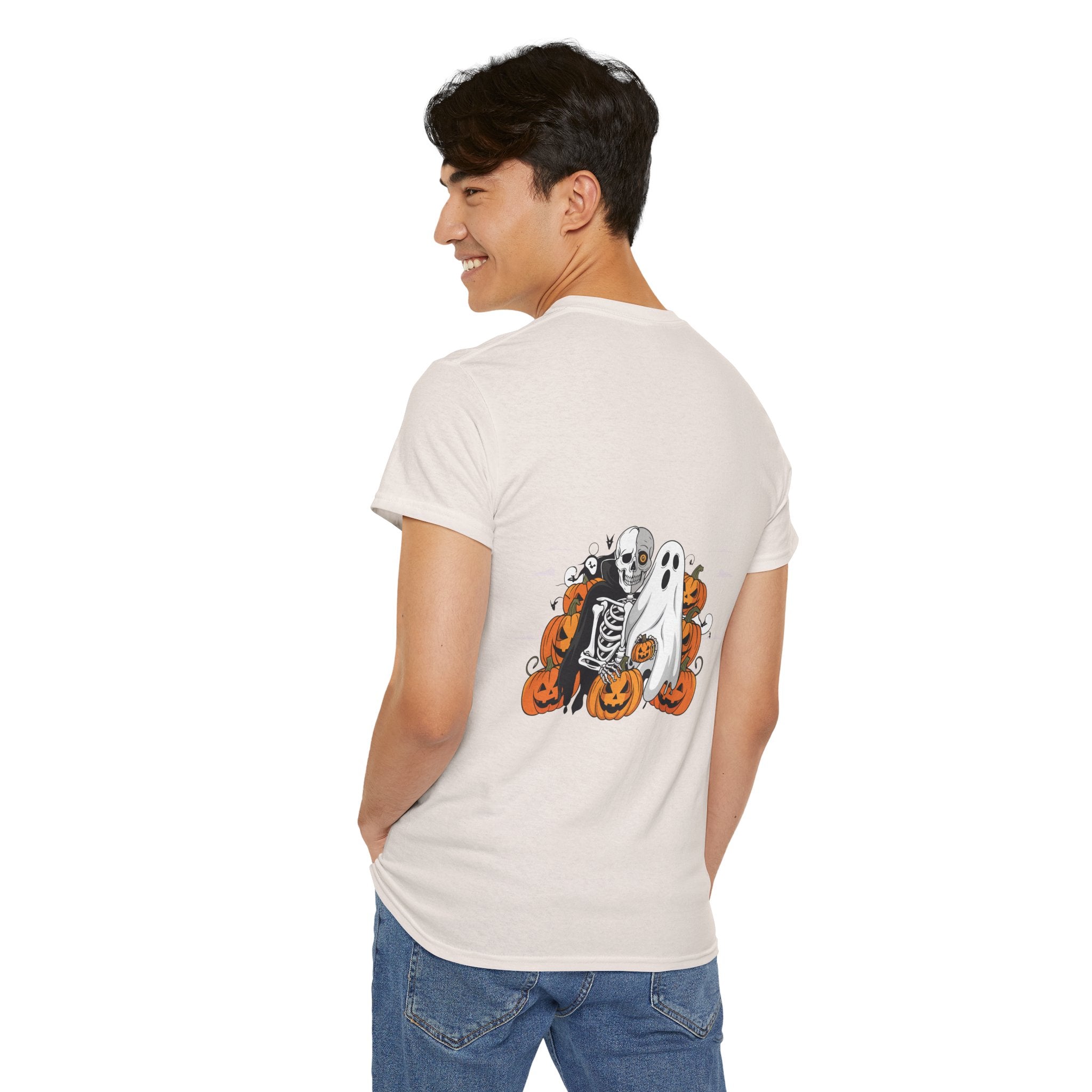 Halloween with Bats | Unisex Heavy Cotton Tee