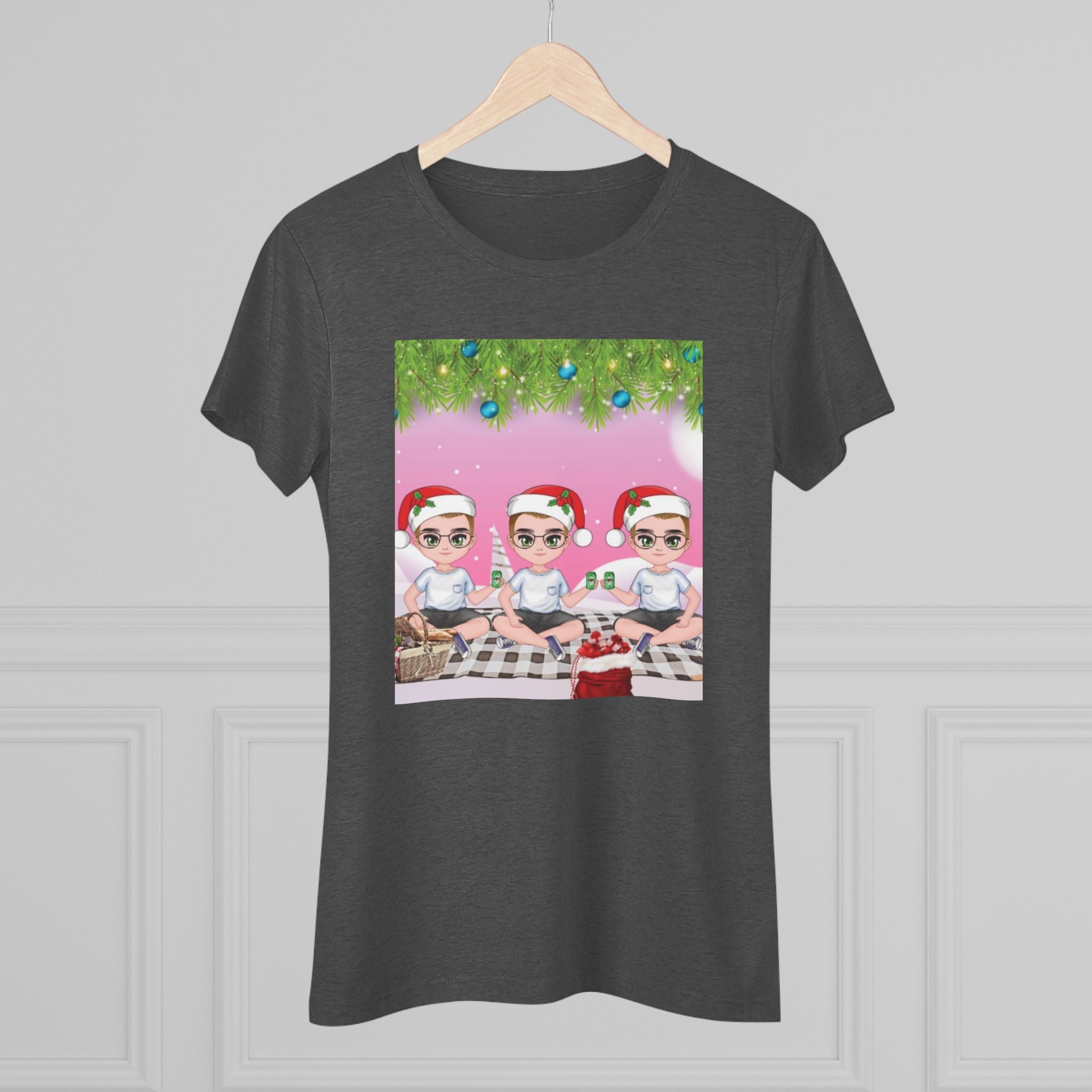 HAPPY CHRISTMAS DAY Women's Triblend Tee