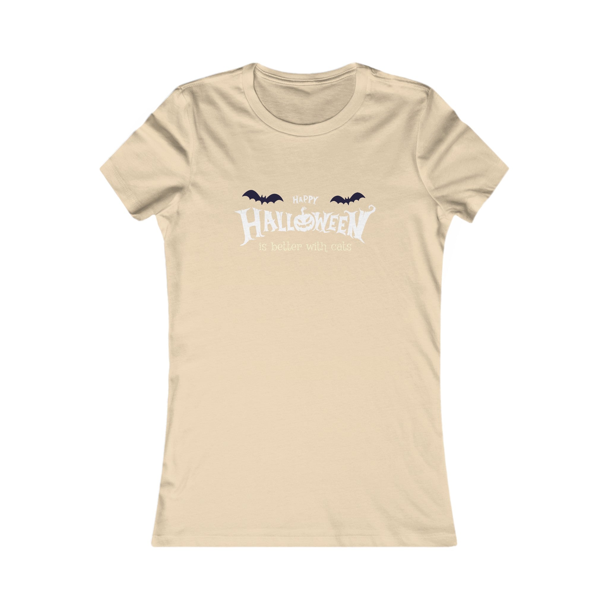 Halloween with Witch's Cats | Women's Favorite Tee
