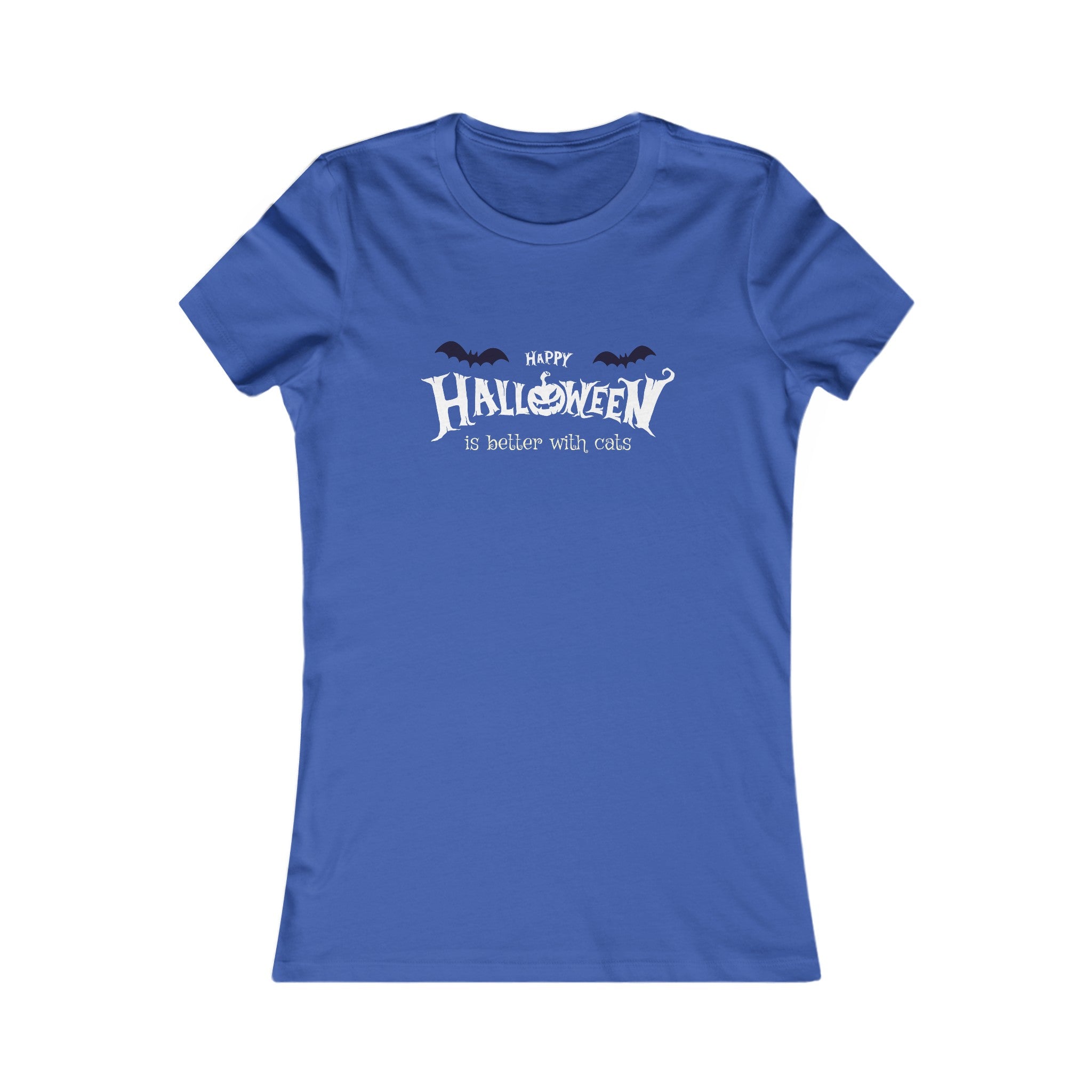 Halloween with Witch's Cats | Women's Favorite Tee