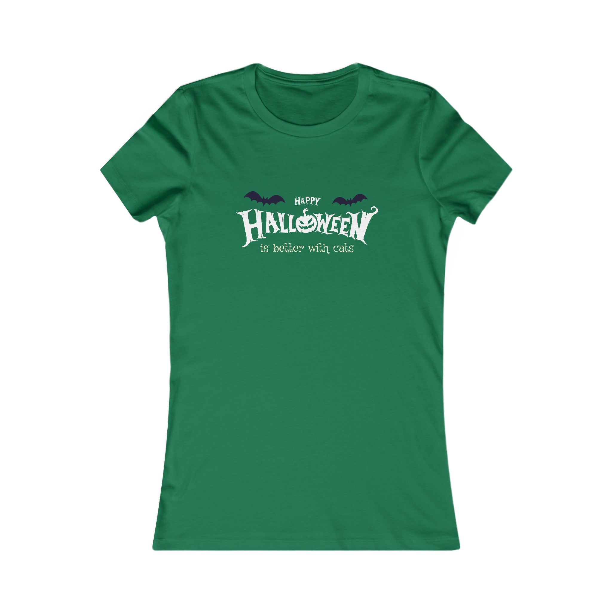 Halloween with Witch's Cats | Women's Favorite Tee