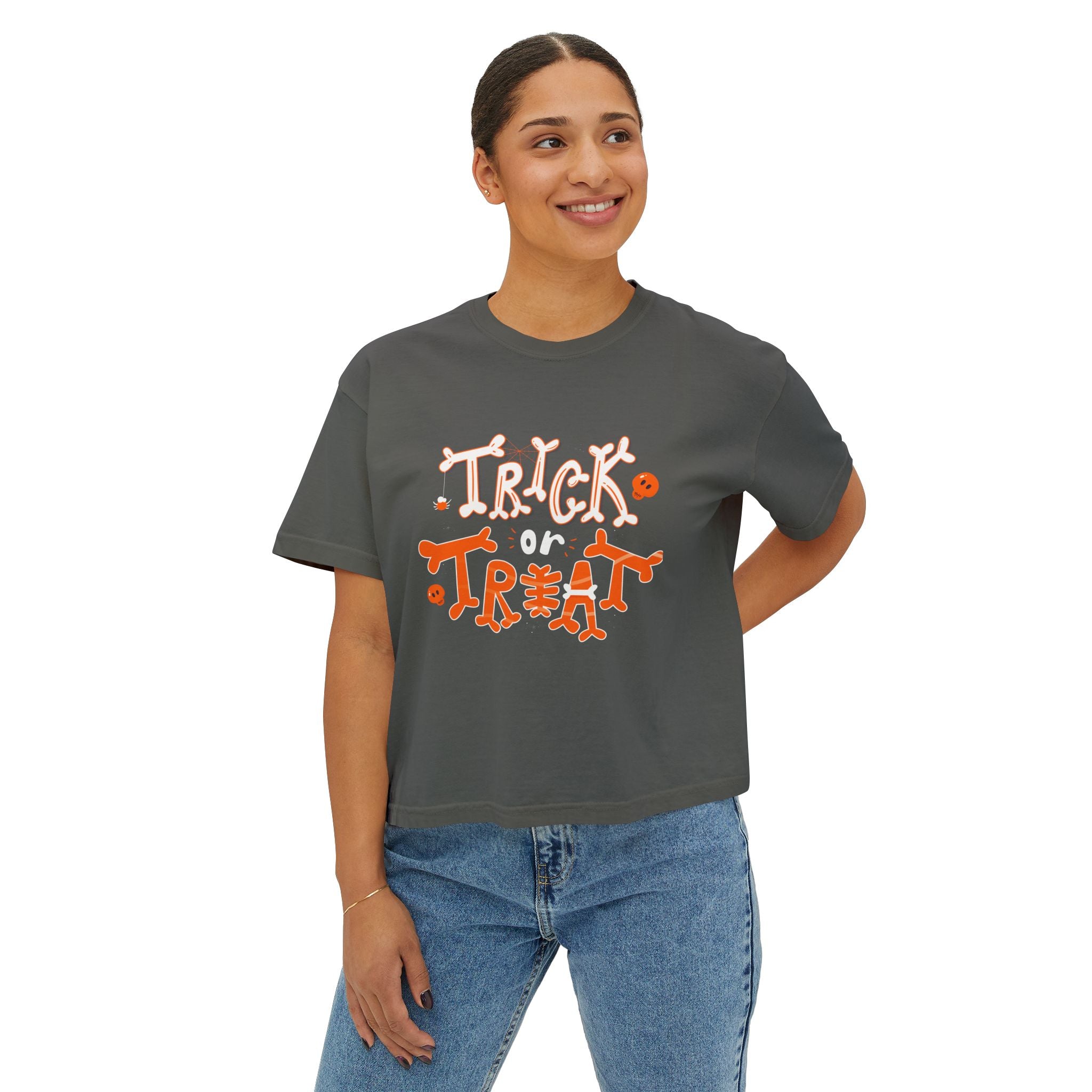 Halloween Trick or Treat | Women's Boxy Tee