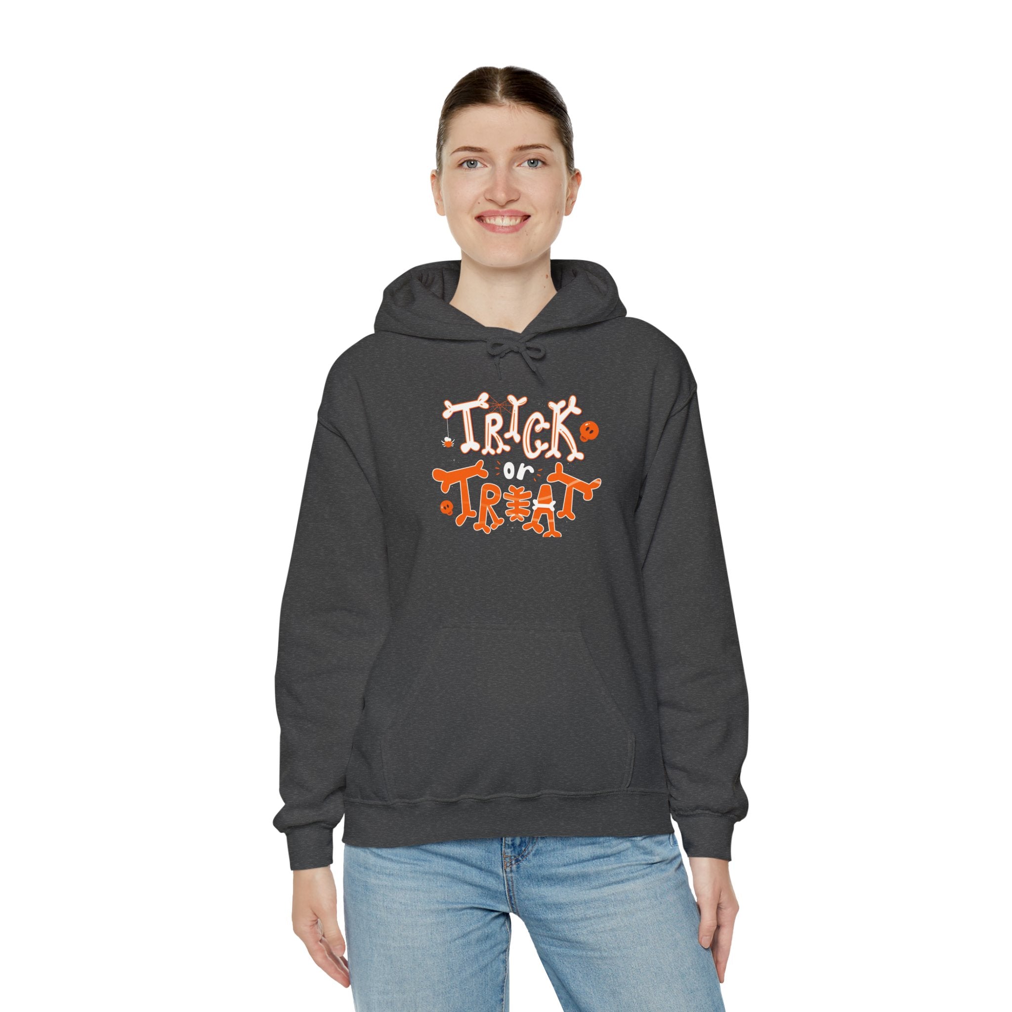 Halloween Trick or Treat  | Unisex Heavy Blend Hooded Sweatshirt