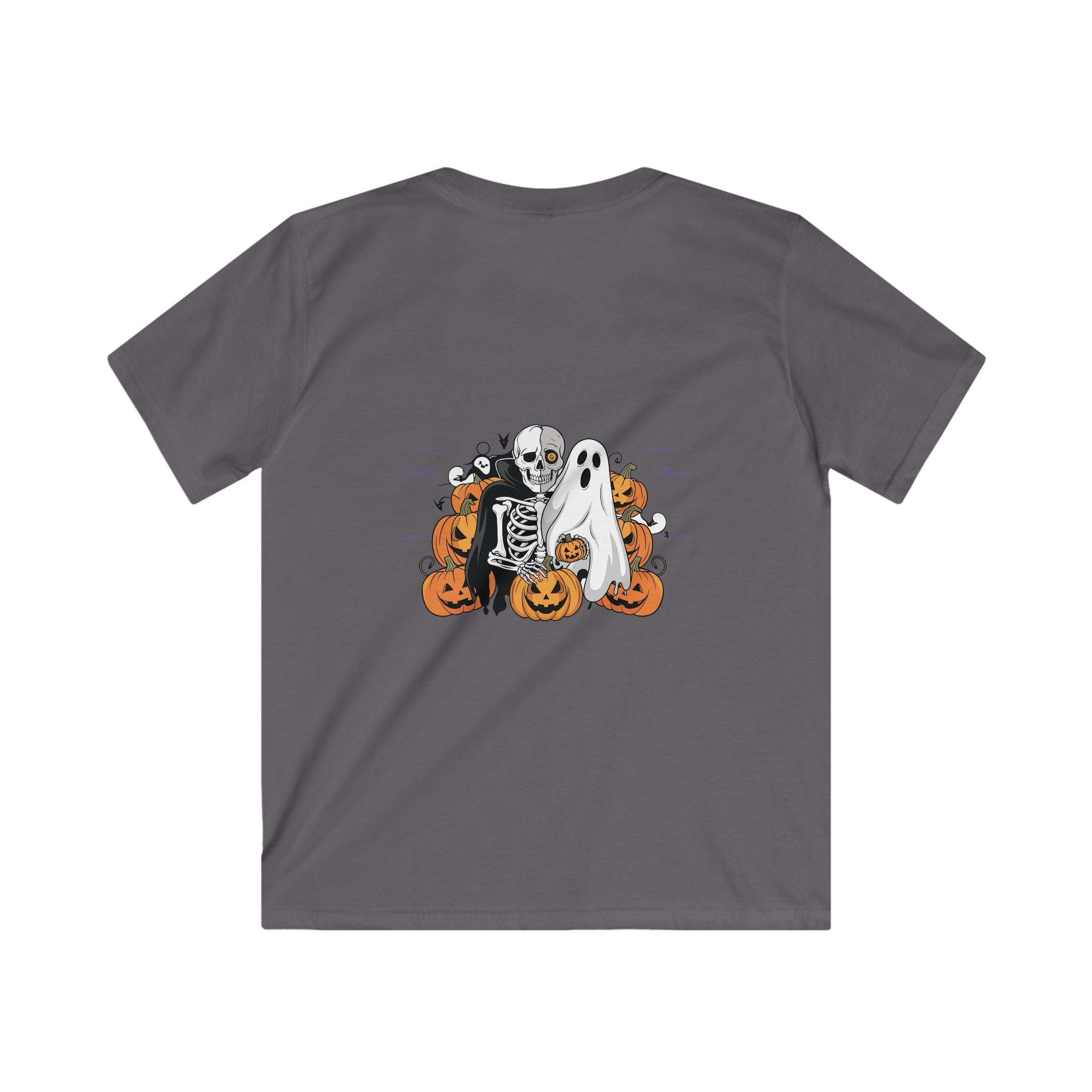 Halloween with Bats | Kids Softstyle Tee