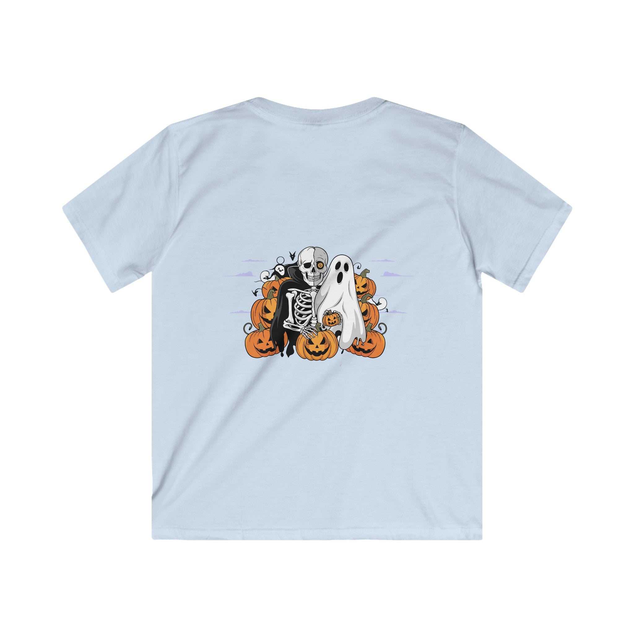 Halloween with Bats | Kids Softstyle Tee