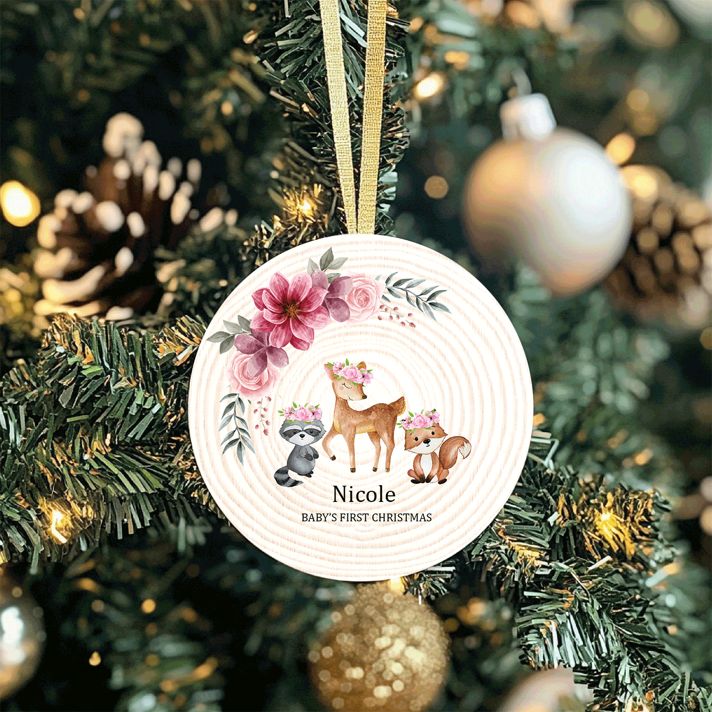 Baby’s First Christmas | Adorable Holiday Keepsake | Ceramic Ornament