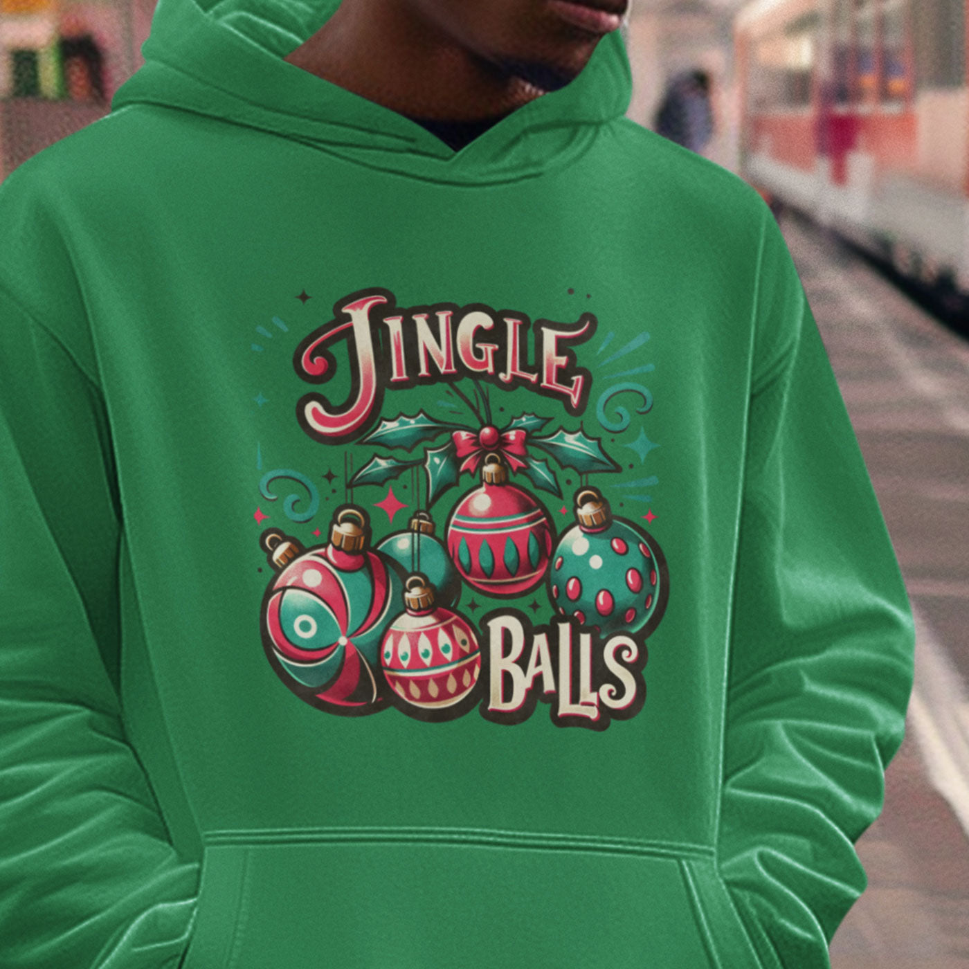 Jingle Balls | Fun and Festive Christmas | Unisex Hoodie