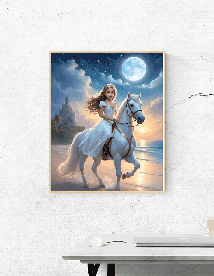 Personalized Princess On The Horse