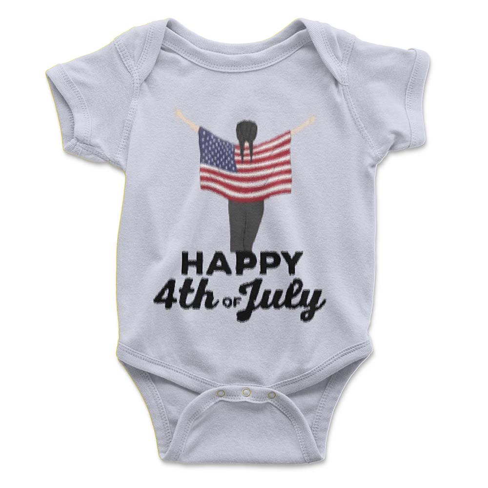 Happy 4th of July | Infant Fine Jersey Bodysuit