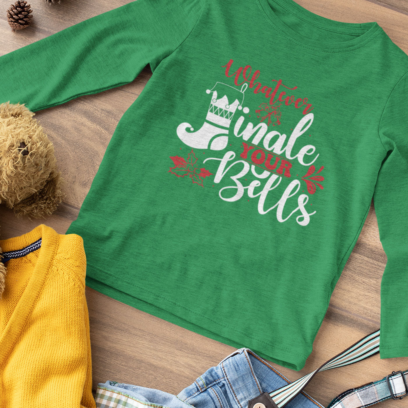 Whatever Jingles Your Bells | Funny Christmas | Unisex Long Sleeve