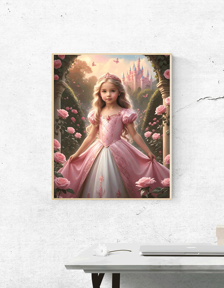The Rose Princess Personalized Portrait