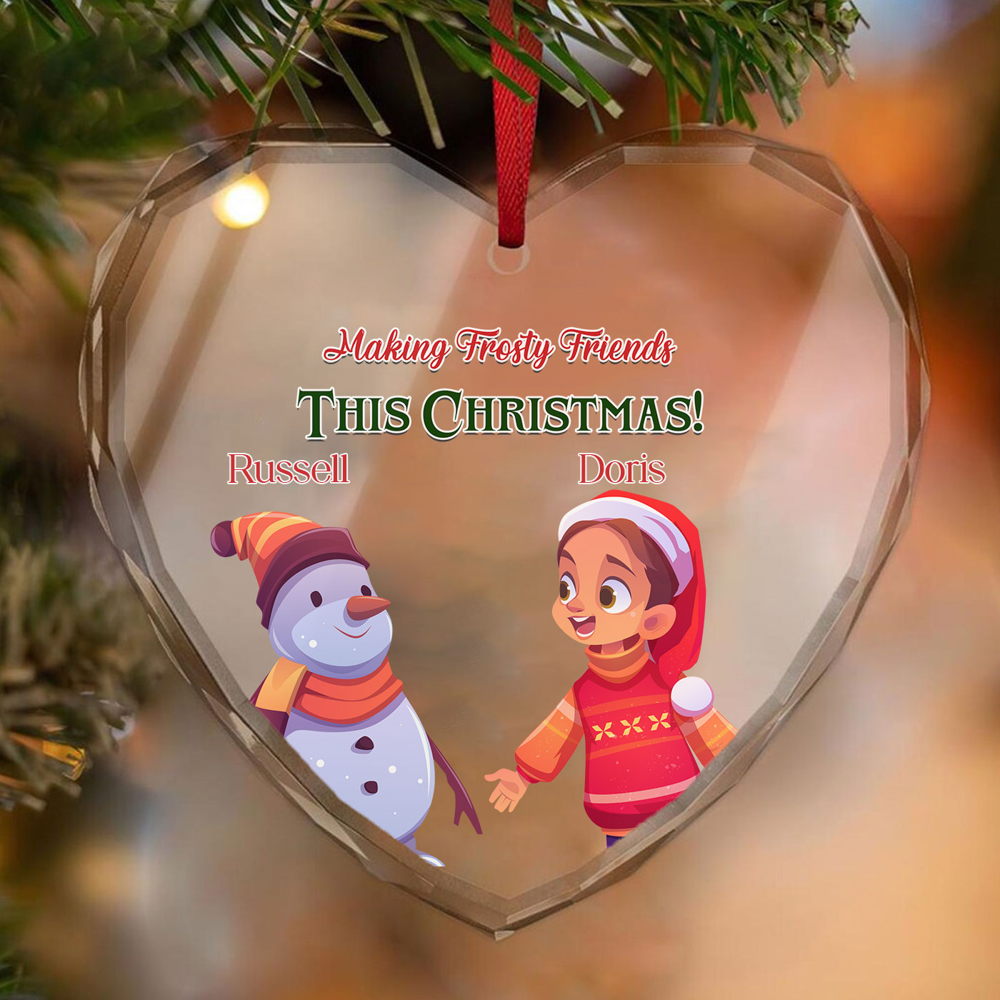 Making Snowman Frosty Friends | This Christmas | Glass Ornament