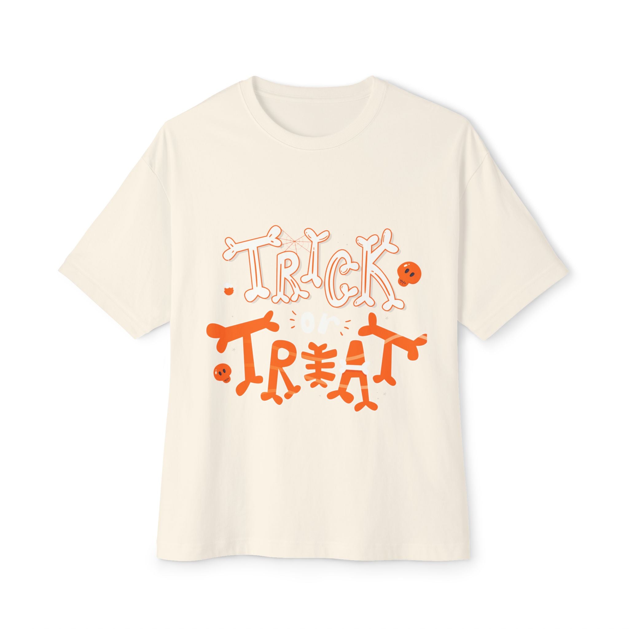 Halloween Trick or Treat | Unisex Oversized Boxy Tee