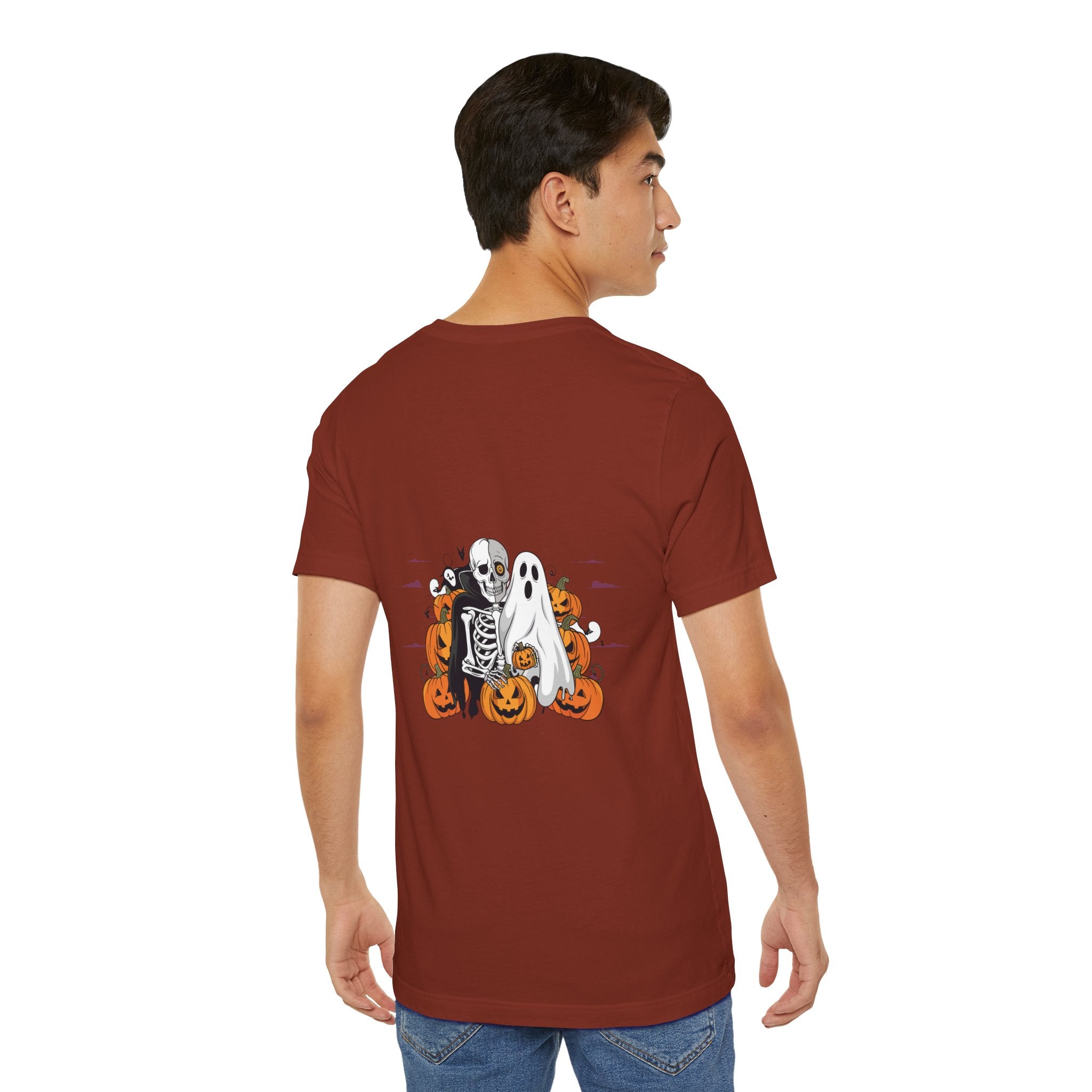 Halloween with Bats | Unisex Jersey Short Sleeve Tee