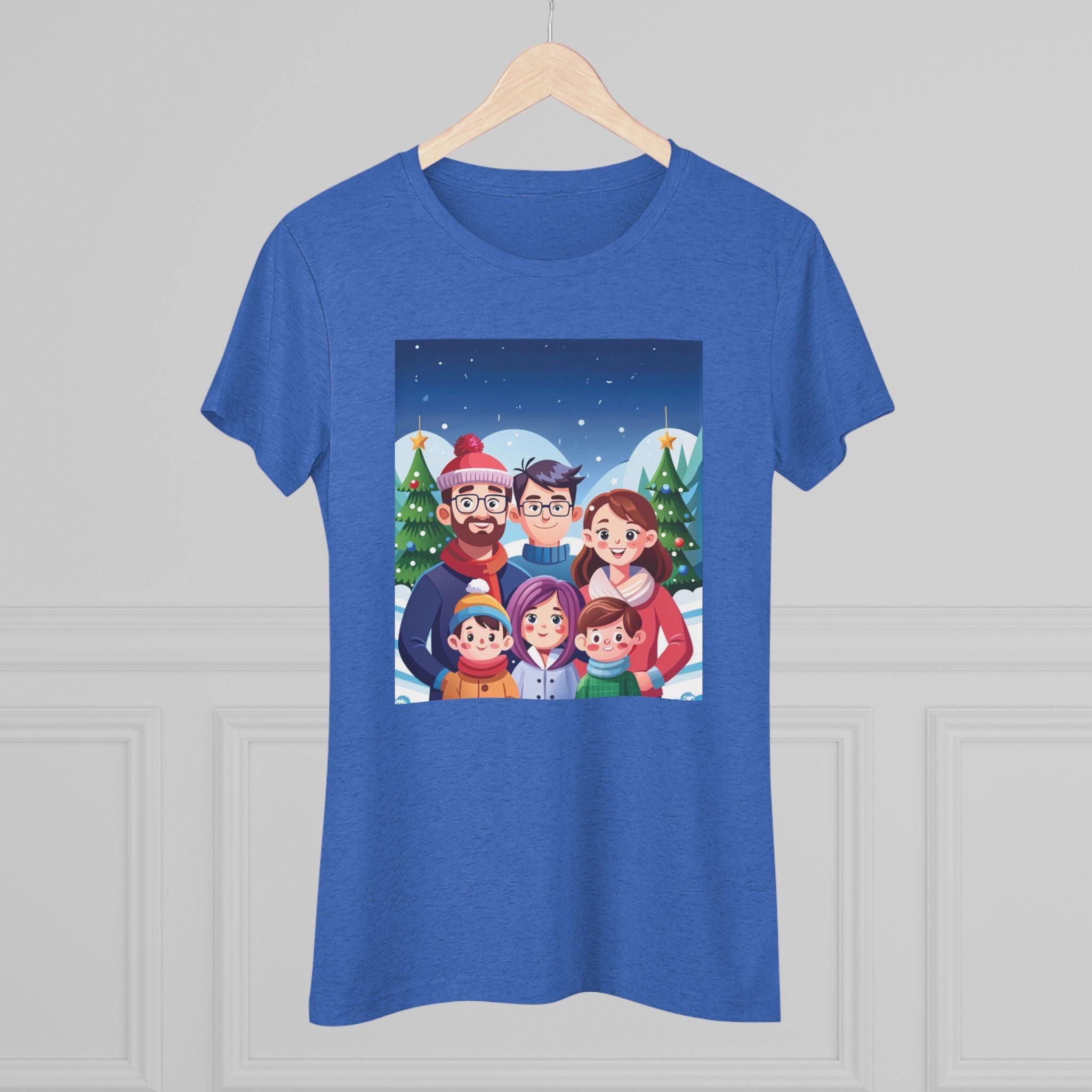 HAPPY CHRISTMAS DAY Women's Triblend Tee