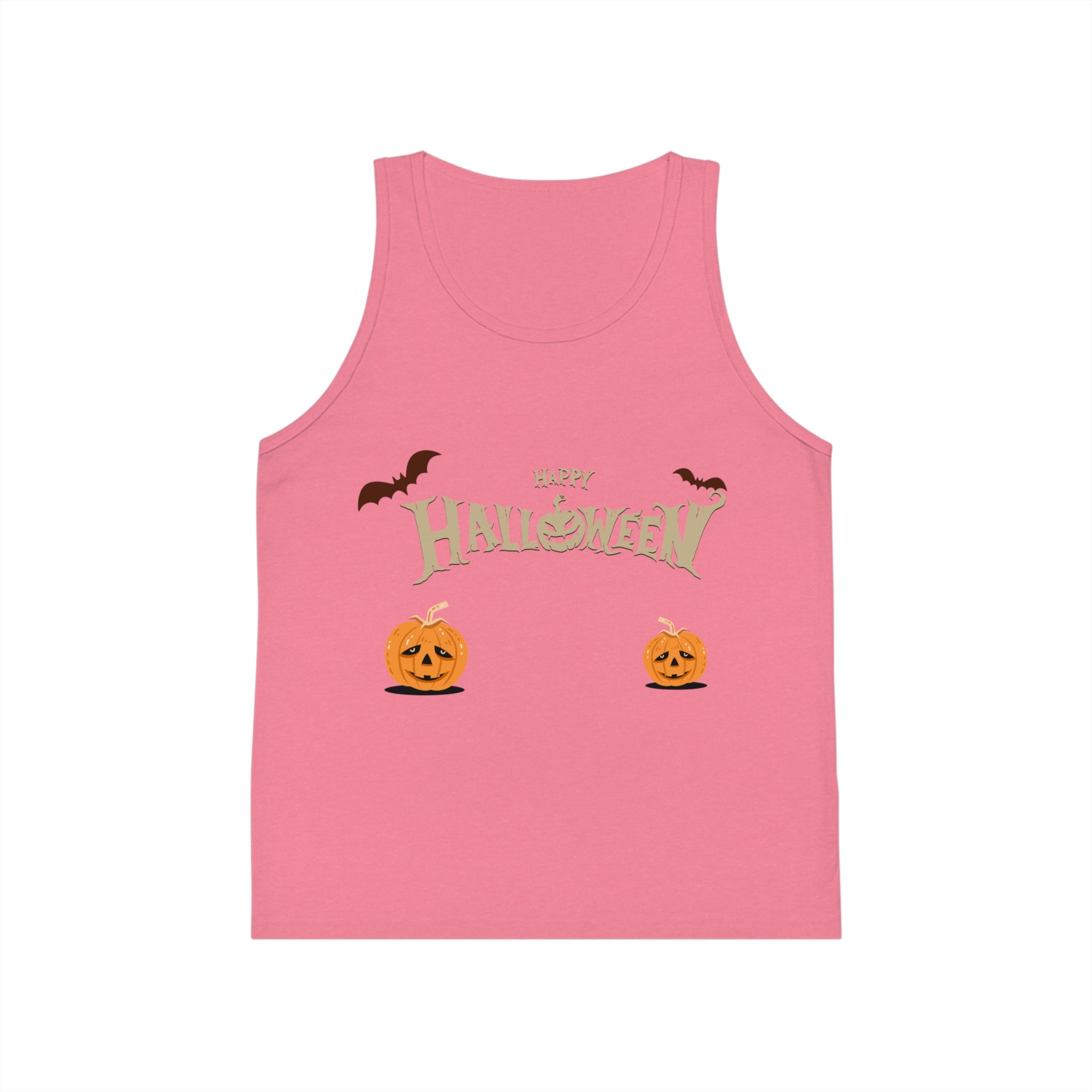 Halloween with Bats | Kid's Jersey Tank Top