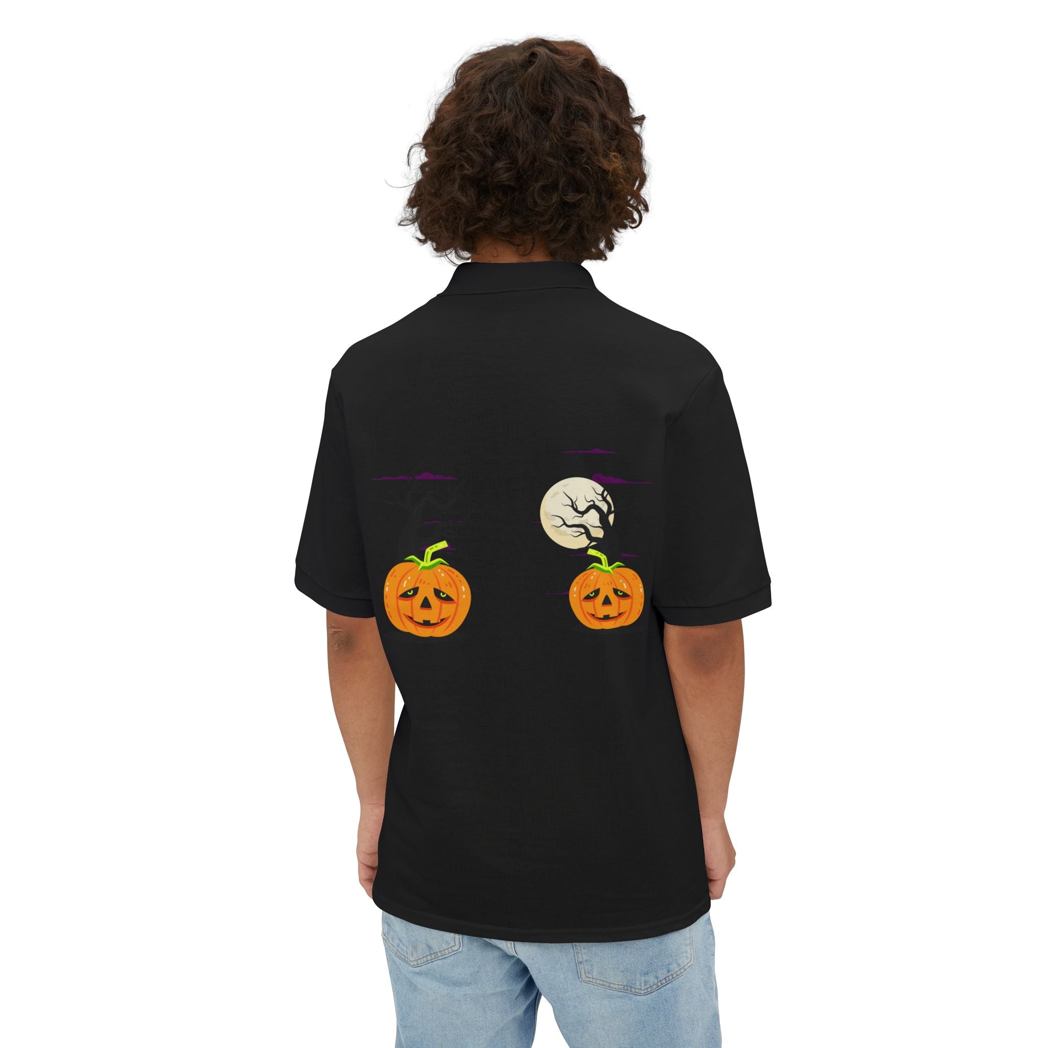 Halloween is Better with Cats | Men's Piqué Polo