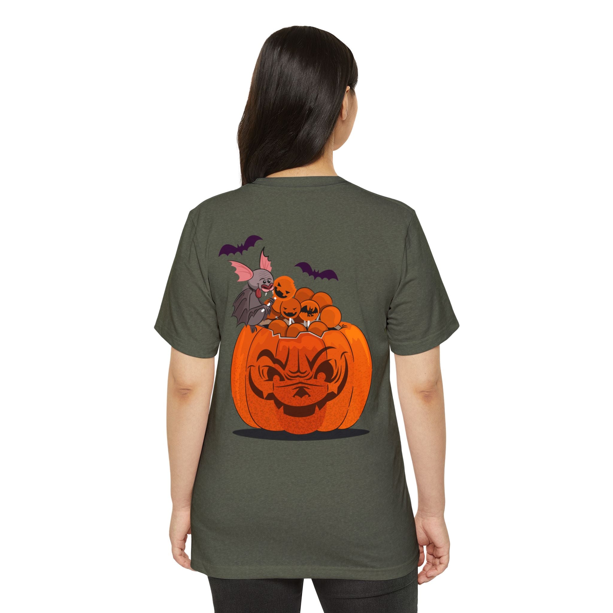 Halloween Trick or Treat | Unisex Recycled Organic T-Shirt