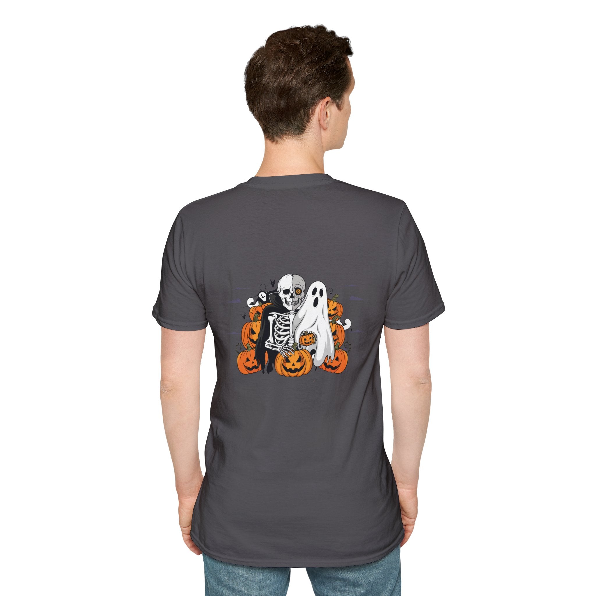 Halloween with Bats | Unisex Softstyle T-Shirt