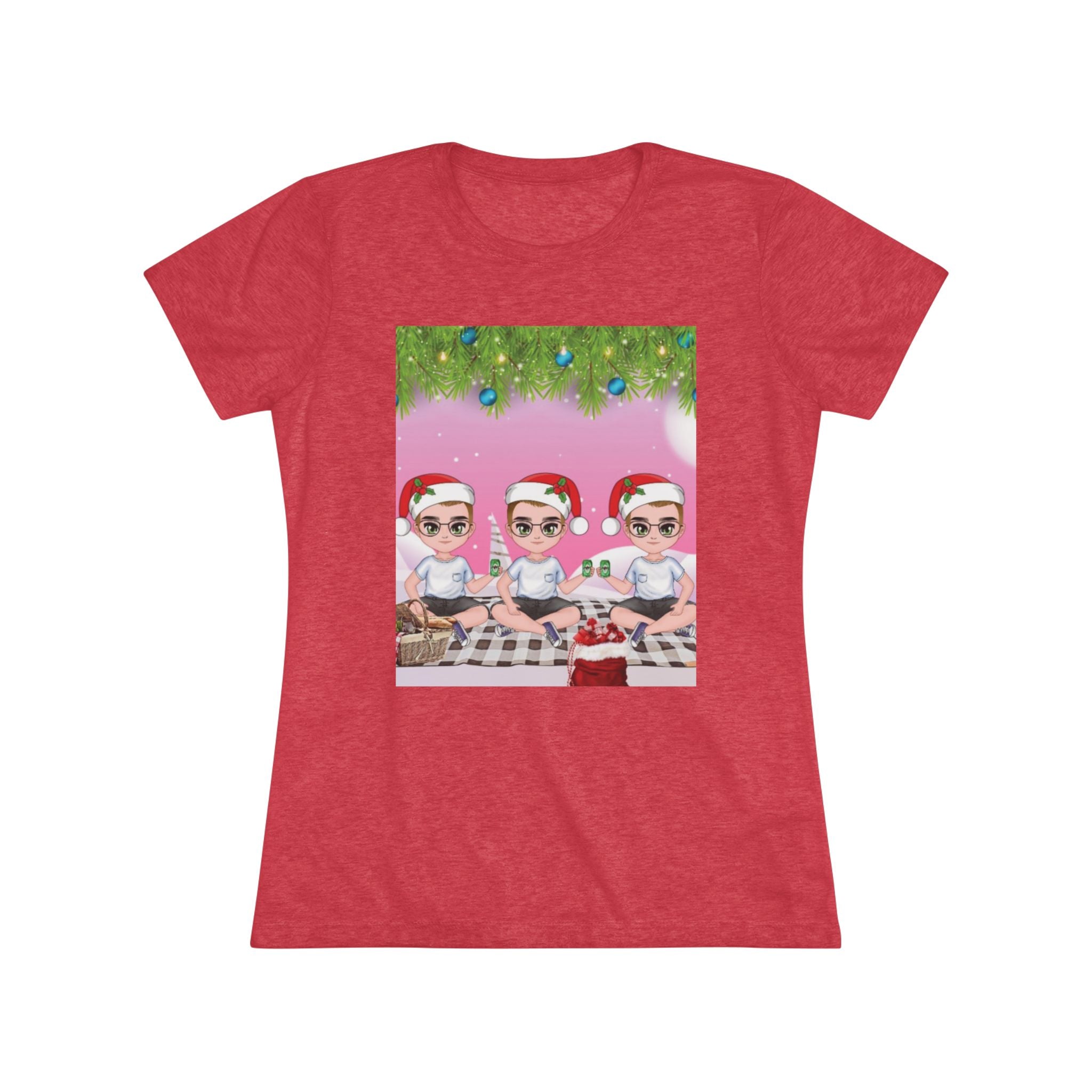 HAPPY CHRISTMAS DAY Women's Triblend Tee